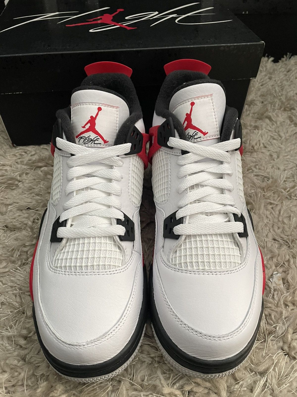 Jordan Brand Jordan 4 Red Cement Size US 6 / EU 39 - 4 Thumbnail