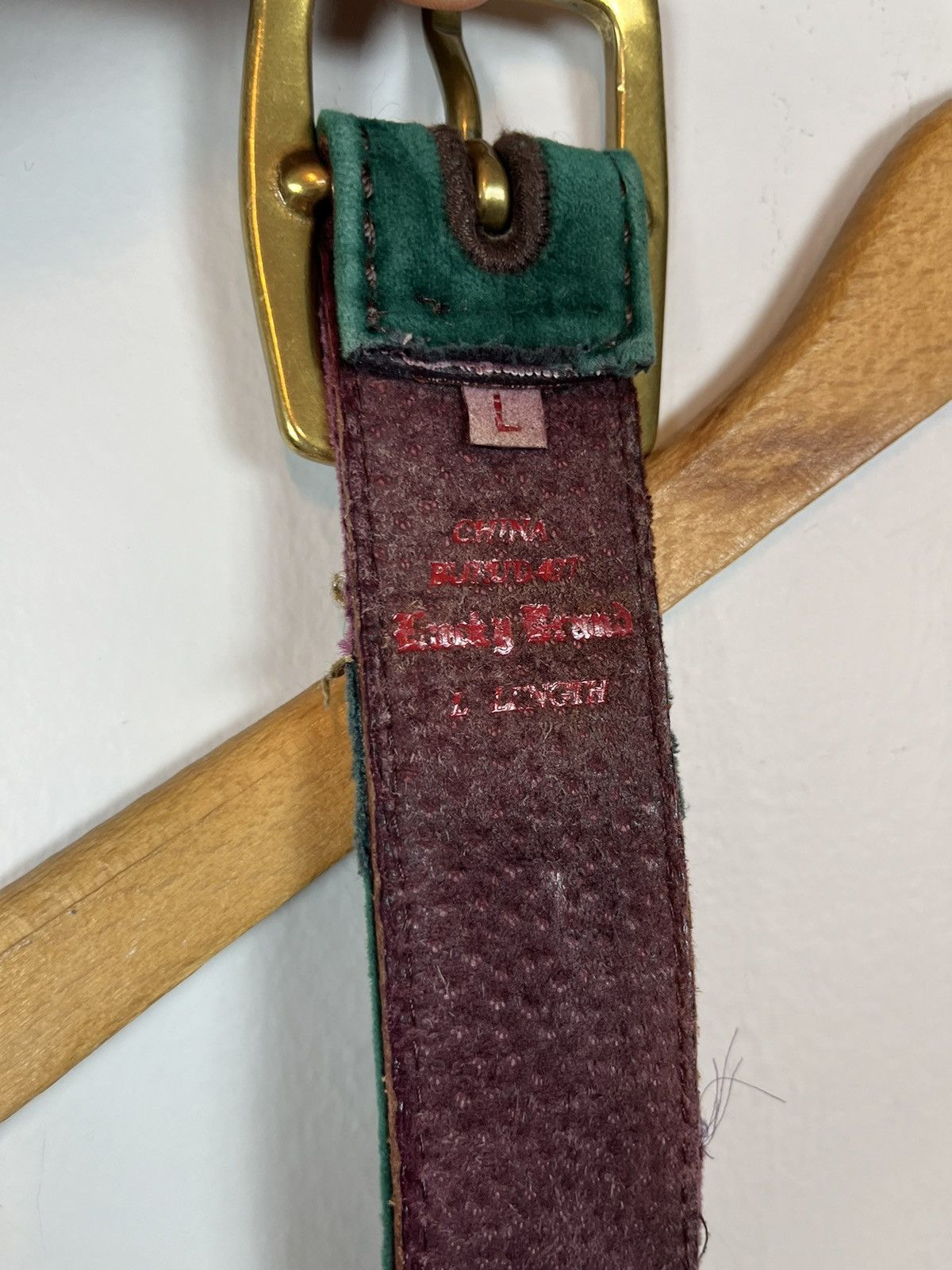 Japanese Brand × Lucky Brand Lucky Brand Patchwork Belt Size ONE SIZE - 10 Thumbnail
