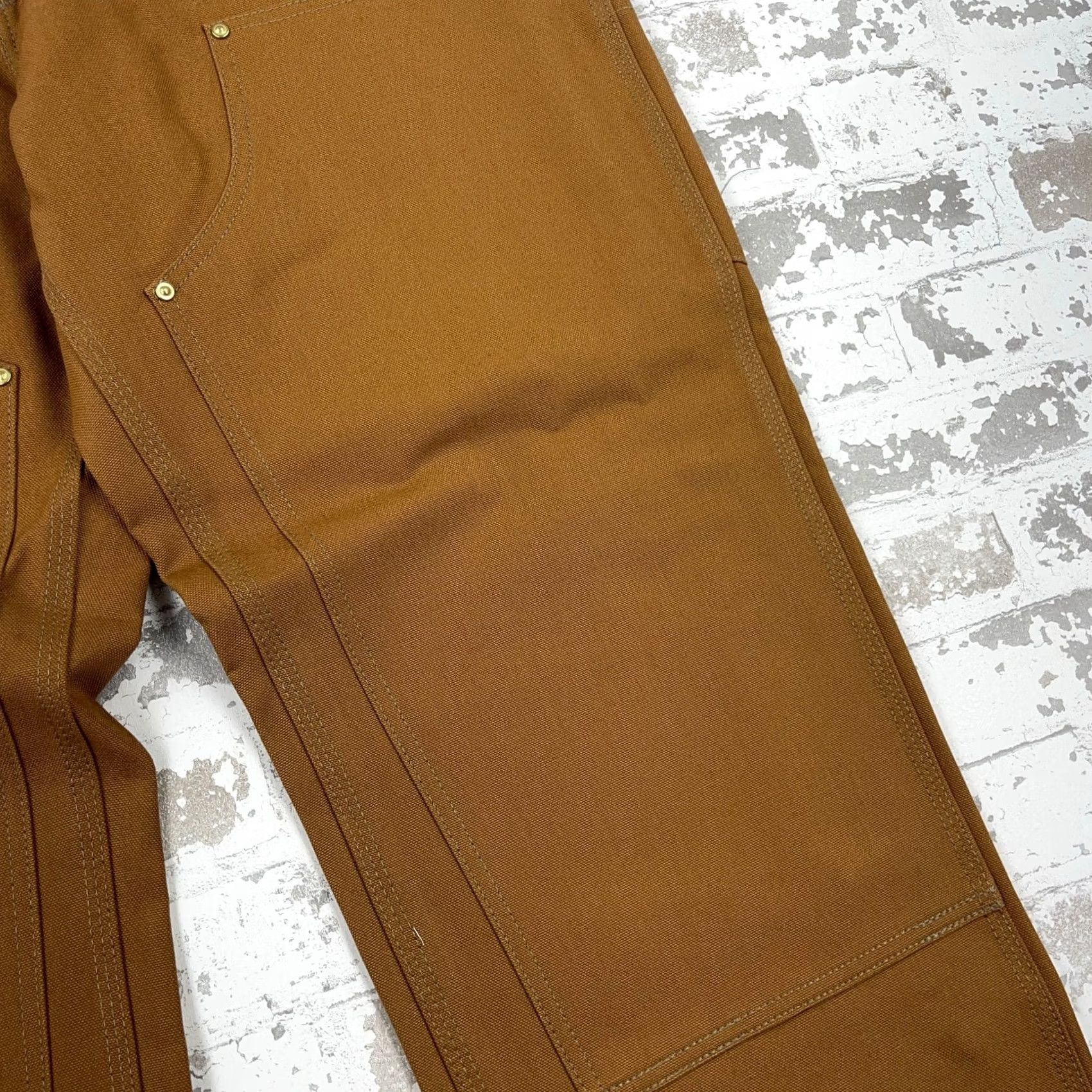 Carhartt Carhartt Pants Men 38x30 Brown Loose Fit Duck Canvas Double Knee USA Baggy 90s Workwear B01 Size US 38 / EU 54 - 5 Thumbnail