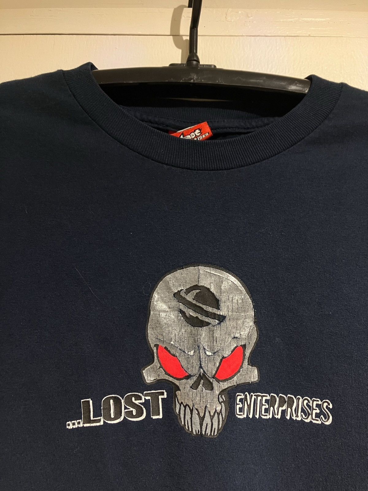 Lost Enterprises VINTAGE SKULL STAR LOST SKATEBOARD T SHIRT DOUBLE SIDED 90’s Size US XL / EU 56 / 4 - 2 Thumbnail