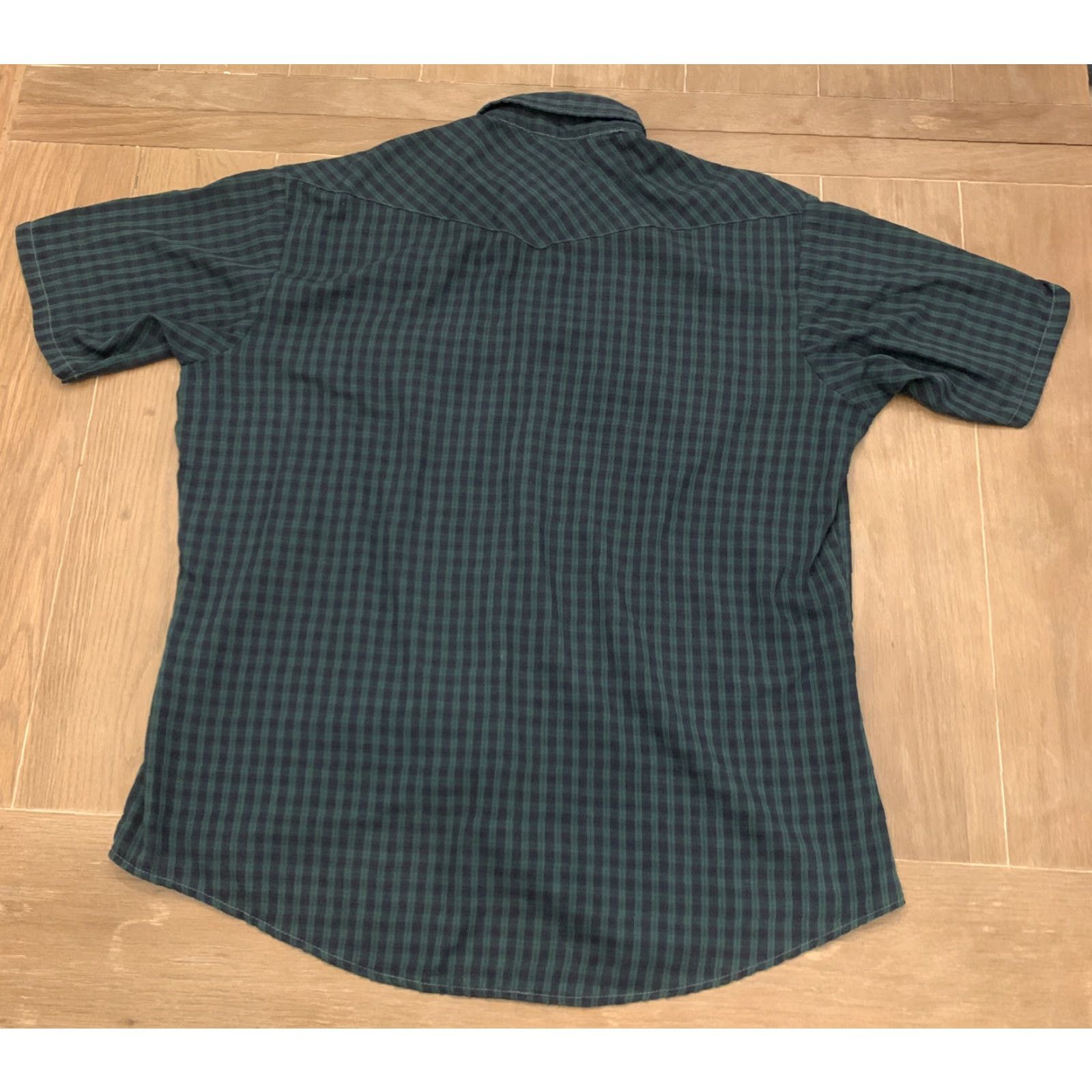 Vintage VINTAGE Five Brother Dakota Flannel Shirt Western 2XL Long Sleeve Blue Green 1990s Mens Size US XXL / EU 58 / 5 - 4 Thumbnail
