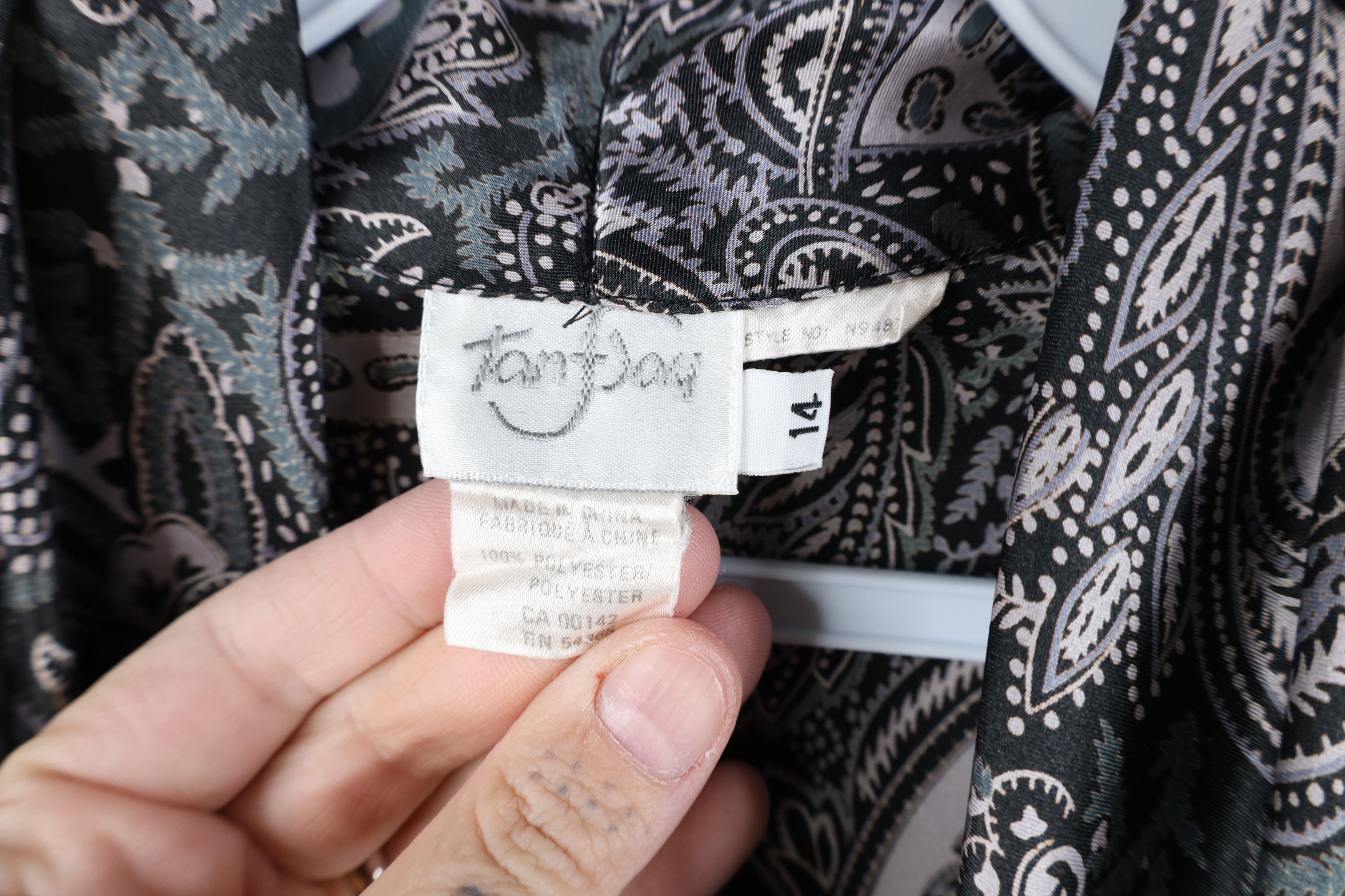 Vintage Vintage 80s 90s Streetwear Paisley Blazer Shirt Jacket USA Size XL / US 12-14 / IT 48-50 - 7 Thumbnail