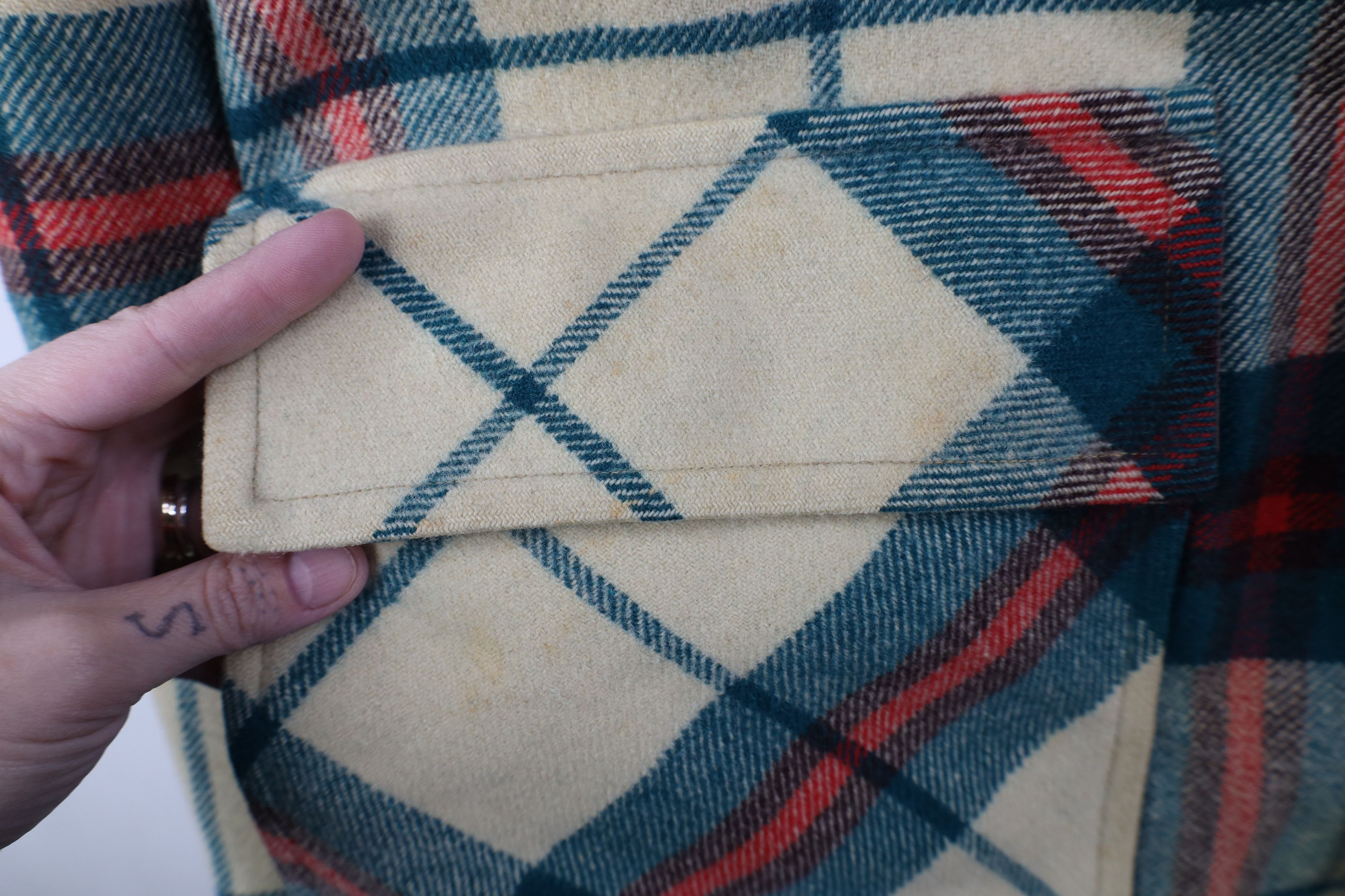 Pendleton Vintage 60s 70s Pendleton Mackinaw Wool Jacket Plaid USA Size US L / EU 52-54 / 3 - 7 Thumbnail