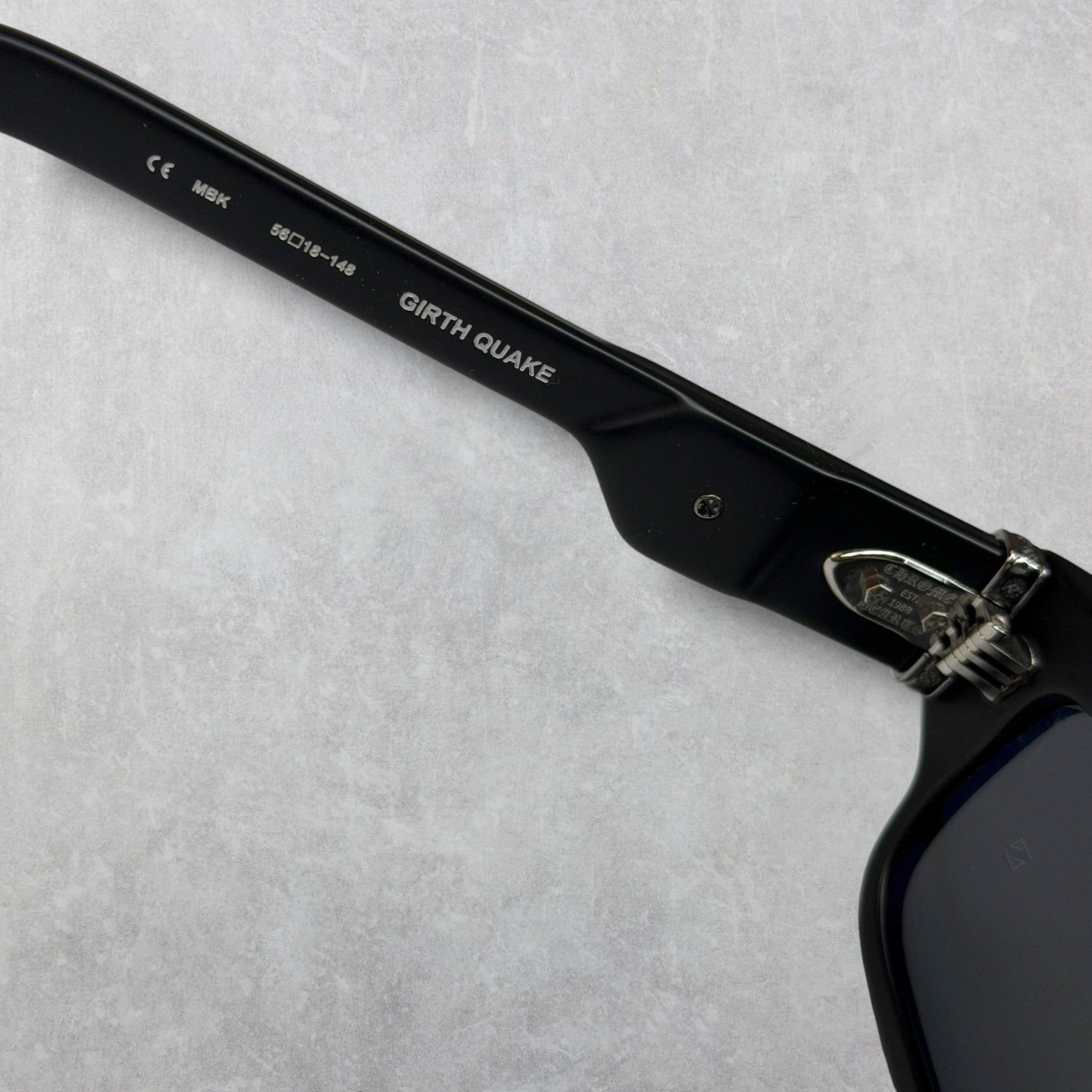 Chrome Hearts Chrome Hearts Girth Quake Black Sunglasses Size ONE SIZE - 6 Thumbnail