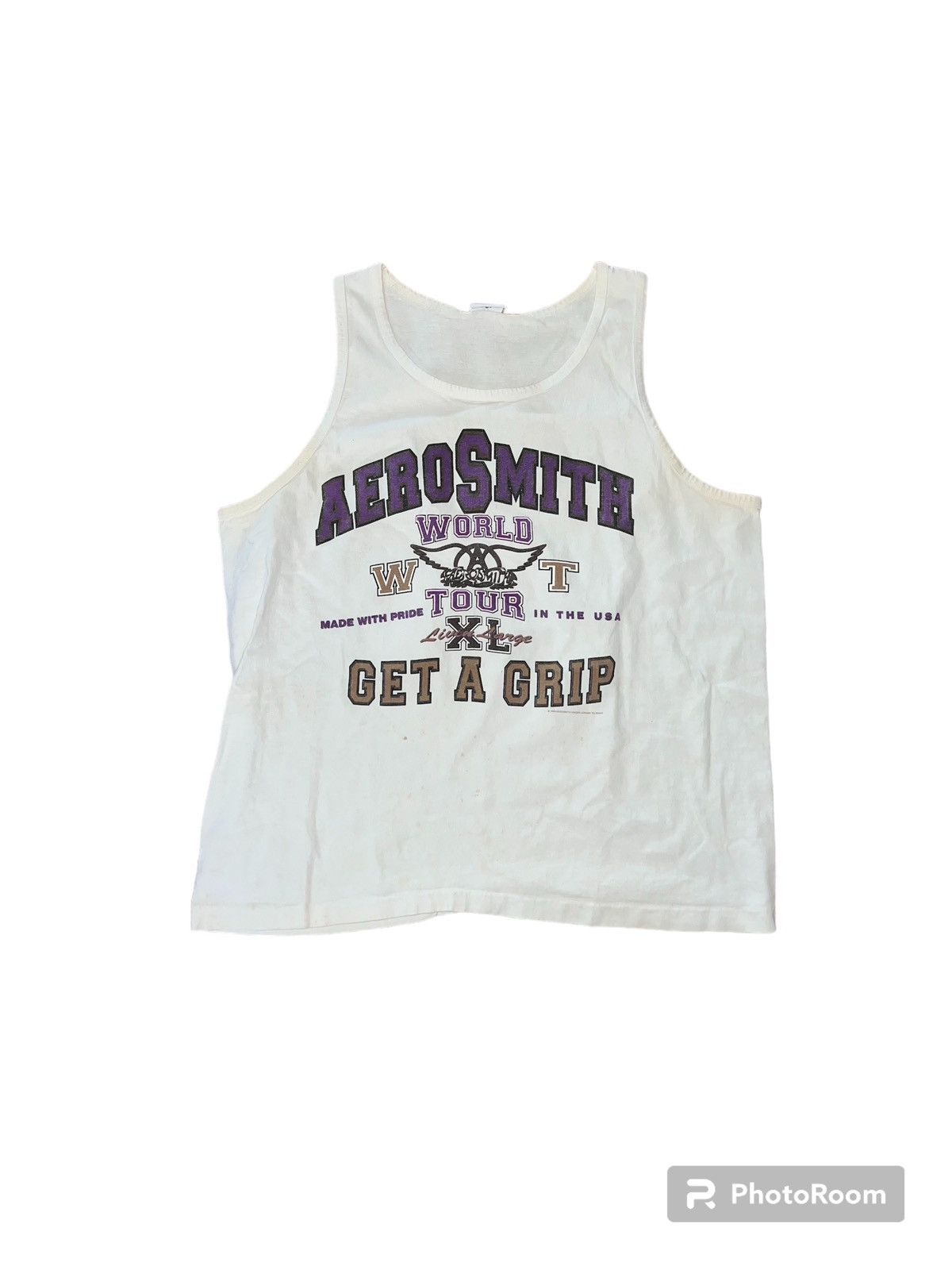 Band Tees × Vintage Vintage 1993 Aerosmith World Tour Muscle Tank Size US L / EU 52-54 / 3 - 1 Thumbnail