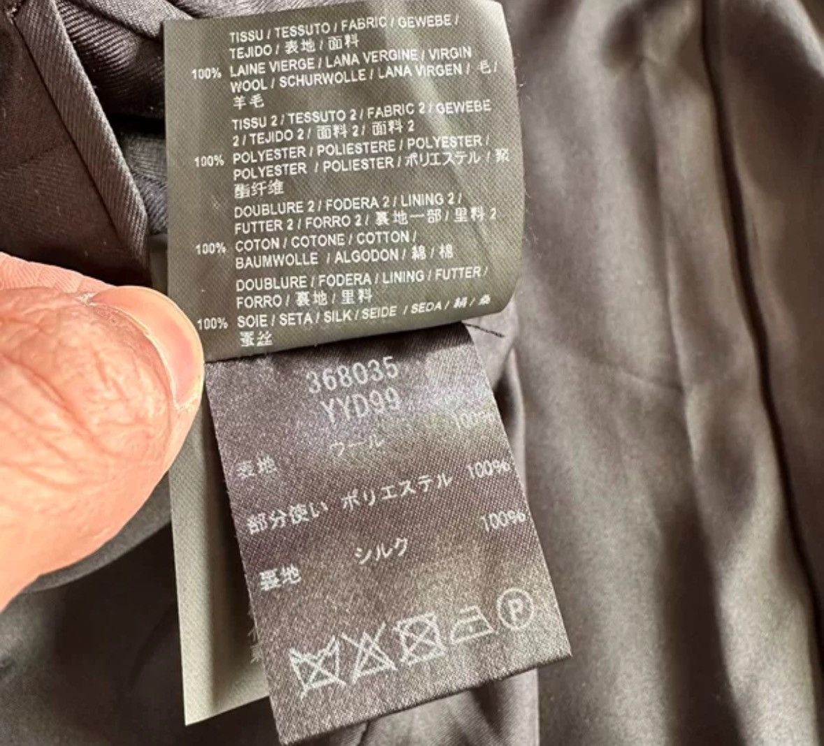 Saint Laurent Paris × Yves Saint Laurent Saint Laurent SLP 17SS black suit jacket2412-Nextarrow Size XS / US 0-2 / IT 36-38 - 8 Thumbnail