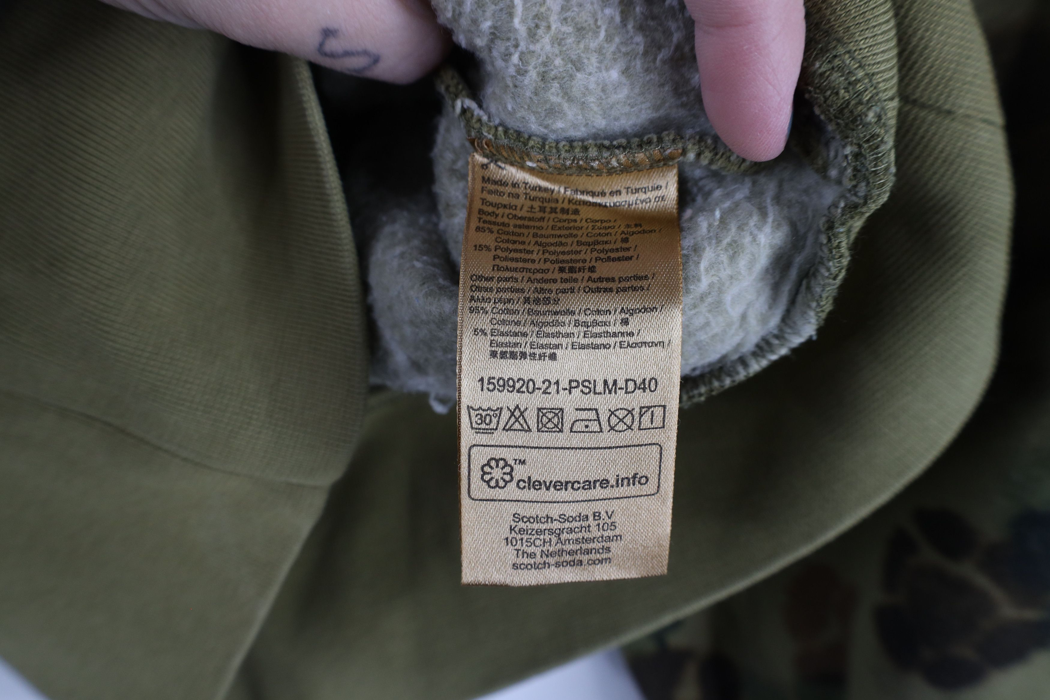 Scotch & Soda × Vintage Scotch & Soda Abstract Acid Wash Flower Crewneck Sweatshirt Size XS / US 0-2 / IT 36-38 - 11 Thumbnail