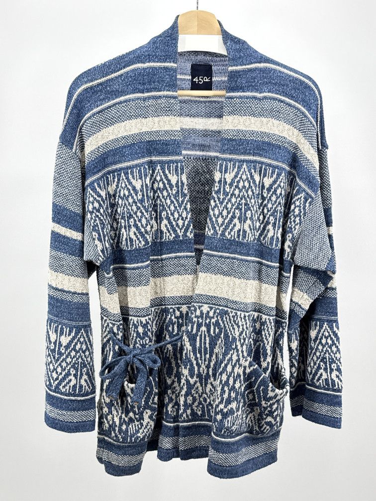 45rpm 45r Silk Haori Cardigan Size US M / EU 48-50 / 2 - 1 Thumbnail