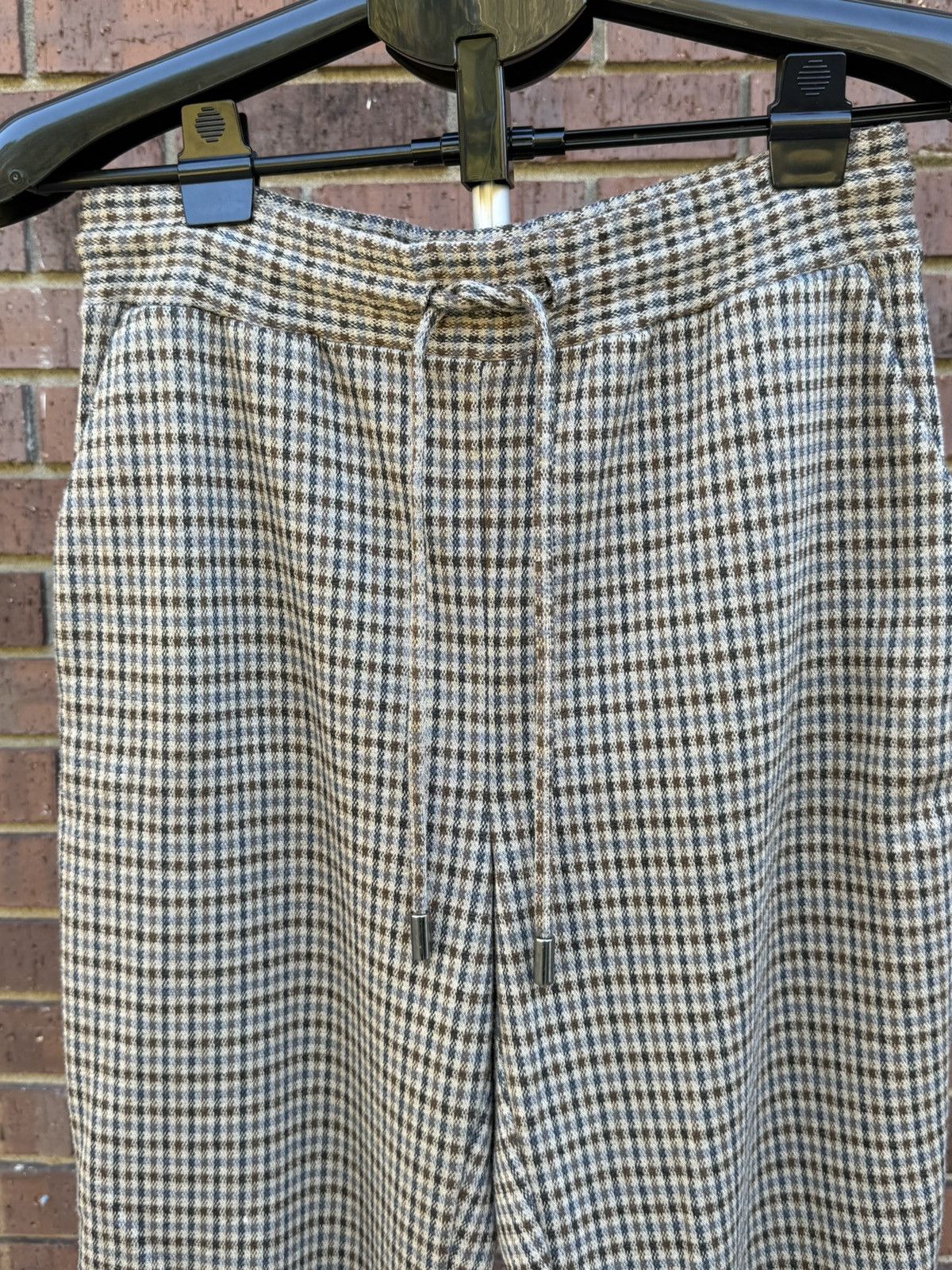 Anthropologie Anthropologie Maeve Tapered Trousers Pants XS Houndstooth Size 30" / US 8 / IT 44 - 2 Thumbnail