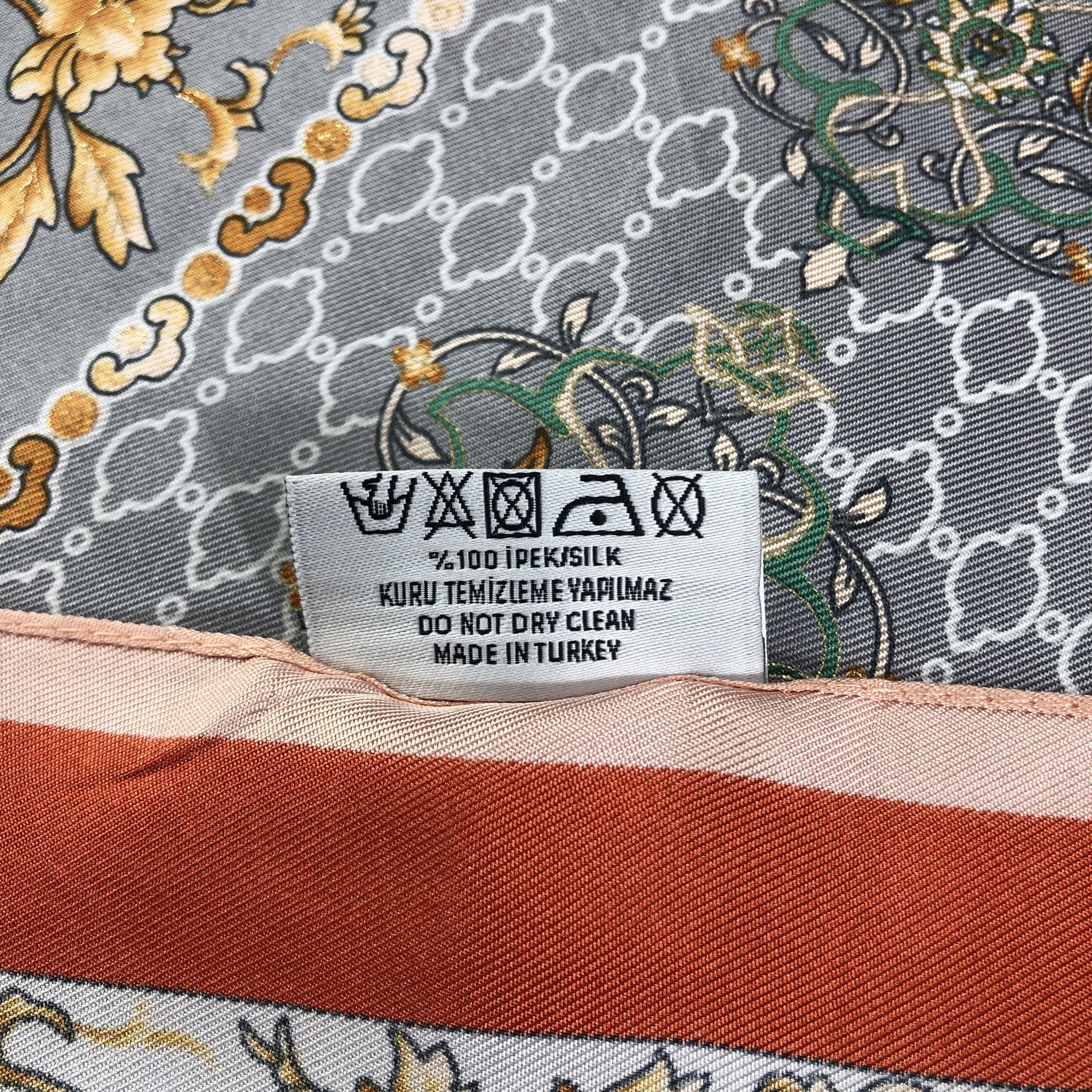 Vintage Vintage Vakko Silk Scarf Size ONE SIZE - 6 Thumbnail