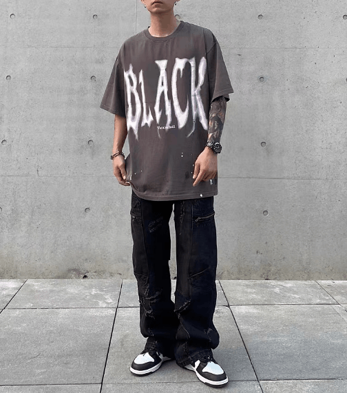 Japanese Brand Distressed T Shirt, y2k Retro Shirt, 2000 Clothing Size US L / EU 52-54 / 3 - 3 Thumbnail