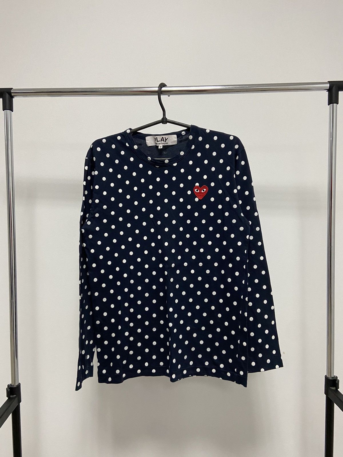 Comme des Garcons PLAY PLAY Come Des Garcons Vintage Longsleeve Polka Dot Japanese Size US M / EU 48-50 / 2 - 1 Thumbnail