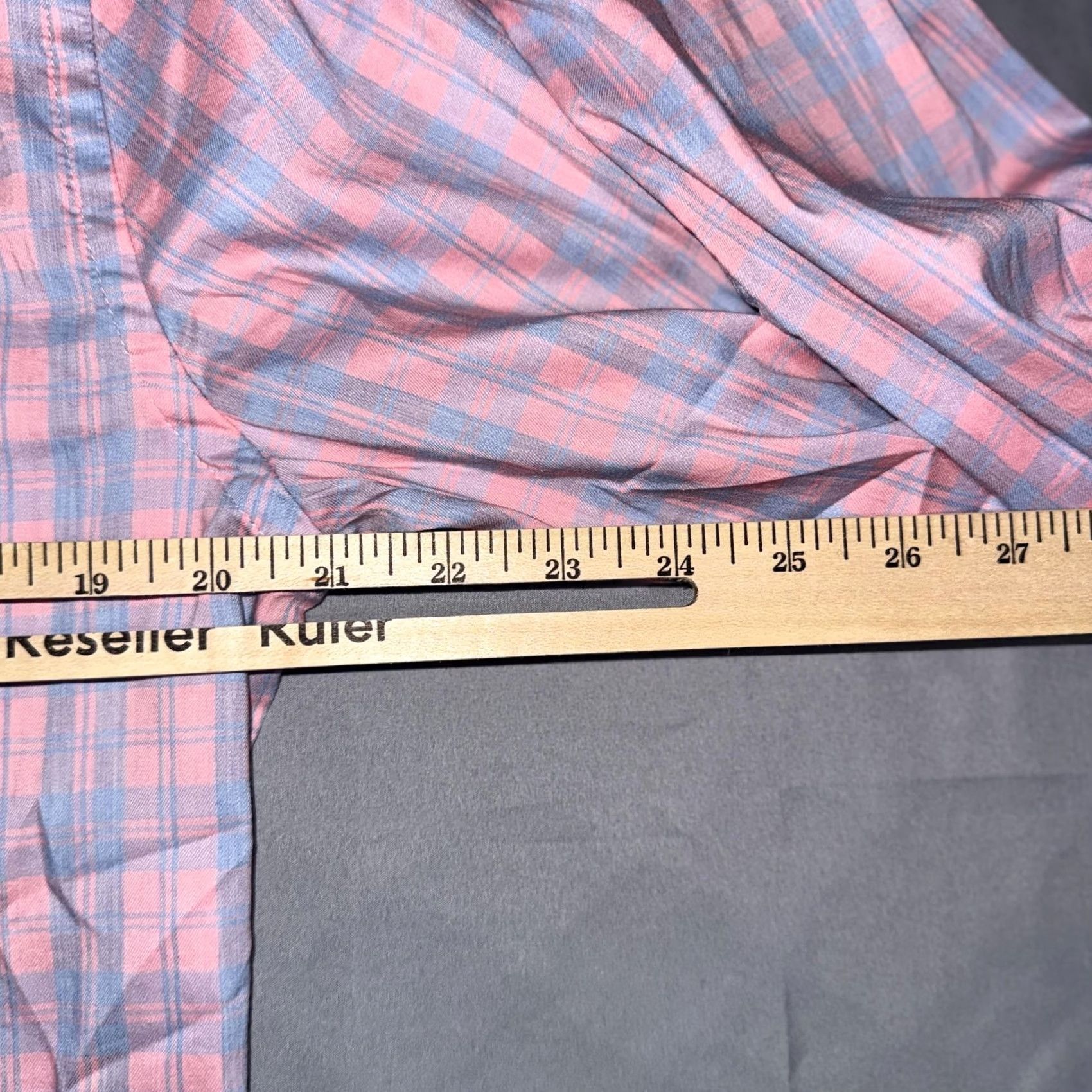 Faherty Faherty Shirt Mens M The Movement Shirt Long Sleeve Button Front Plaid Pink Casual Spring Regular Fit Womens? Mens Size US M / EU 48-50 / 2 - 7 Thumbnail