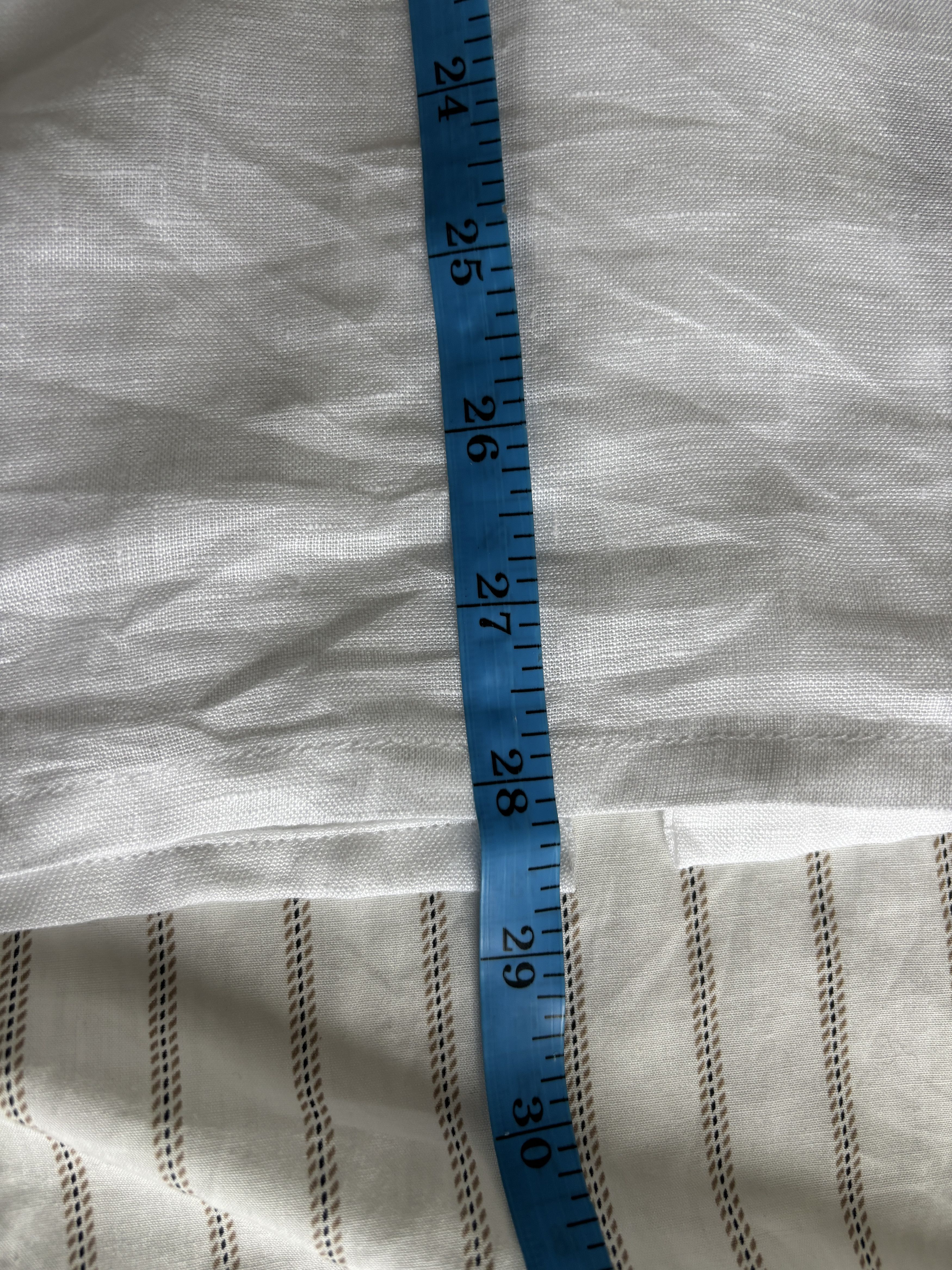 Drake's Drakes White Linen Camp Collar Long Sleeve Shirt Size US M / EU 48-50 / 2 - 13 Thumbnail