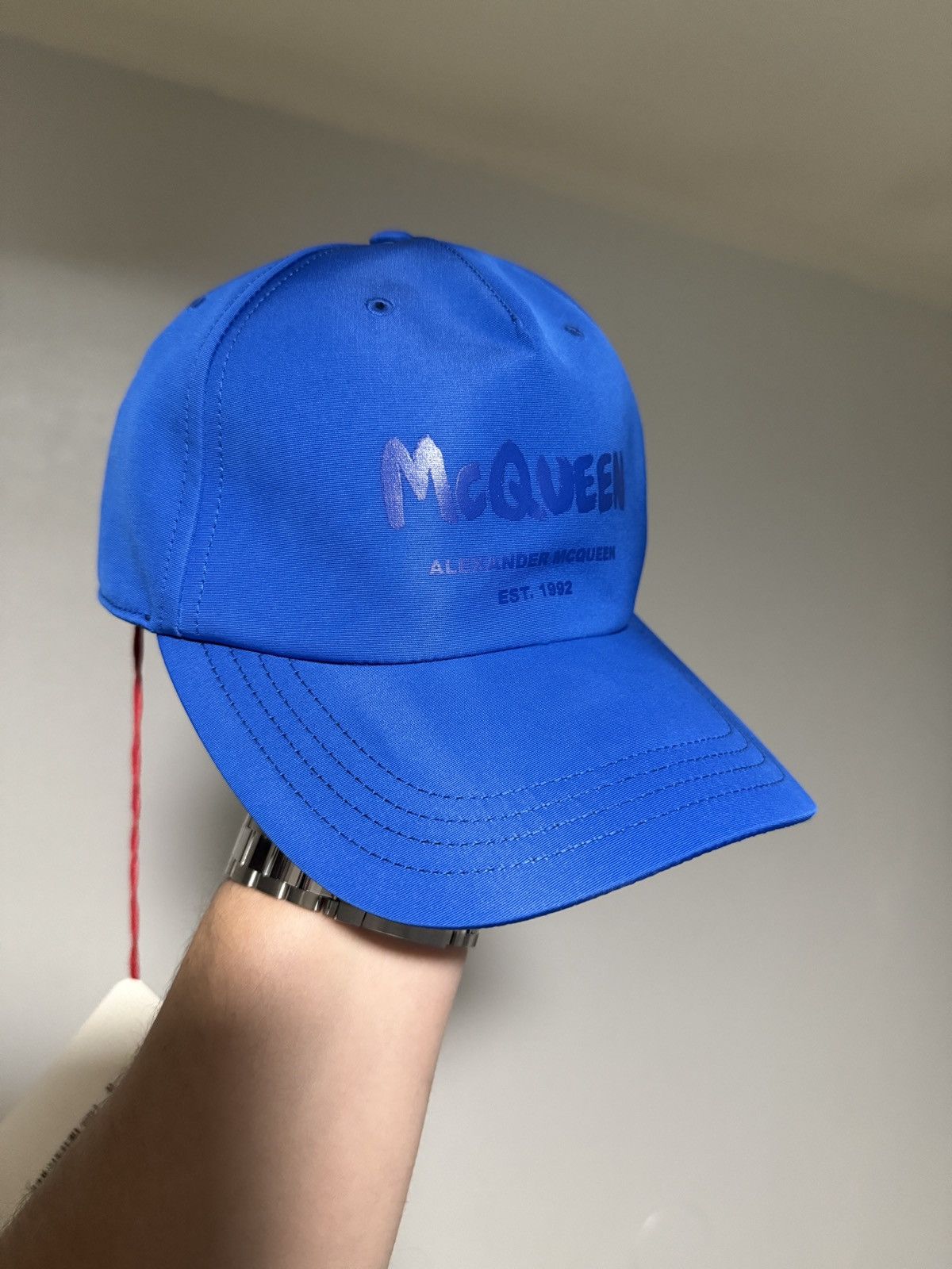 Alexander McQueen Alexander McQueen logo-print baseball cap Size ONE SIZE - 2 Thumbnail
