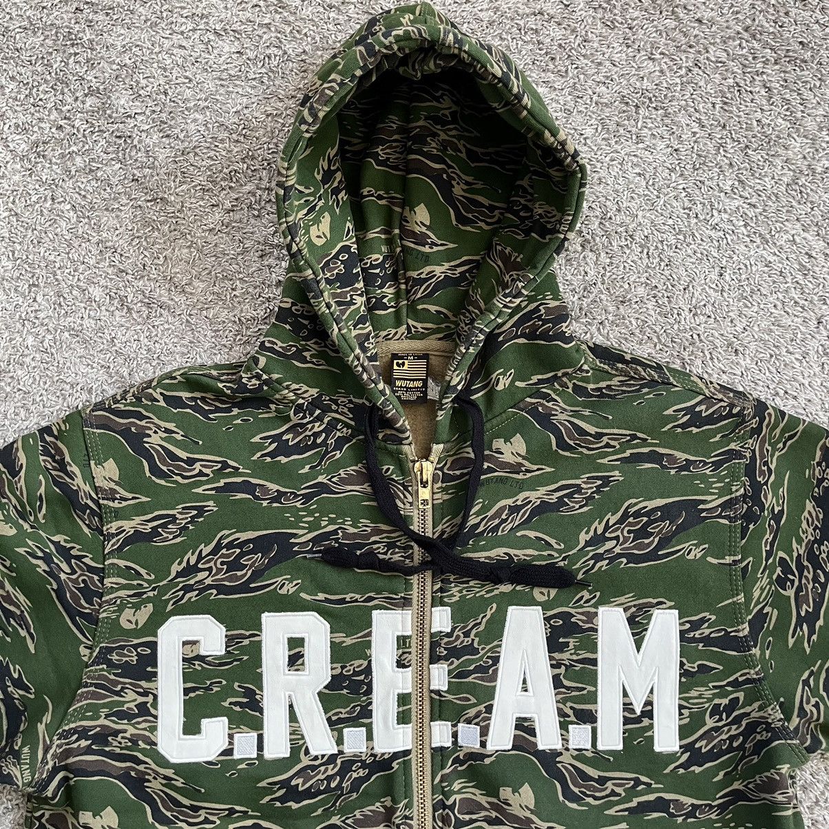 Wu-Tang Clan 🔴Wu-Tang Sweater Size Medium WuTang CREAM Camo Hoodie Zipper Size US M / EU 48-50 / 2 - 2 Thumbnail