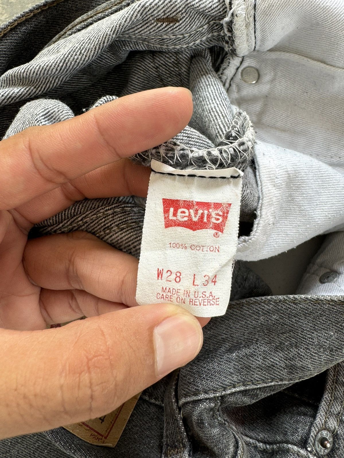 Levi's × Vintage Vintage Levis 501 Usa Jeans Size US 28 / EU 44 - 6 Thumbnail
