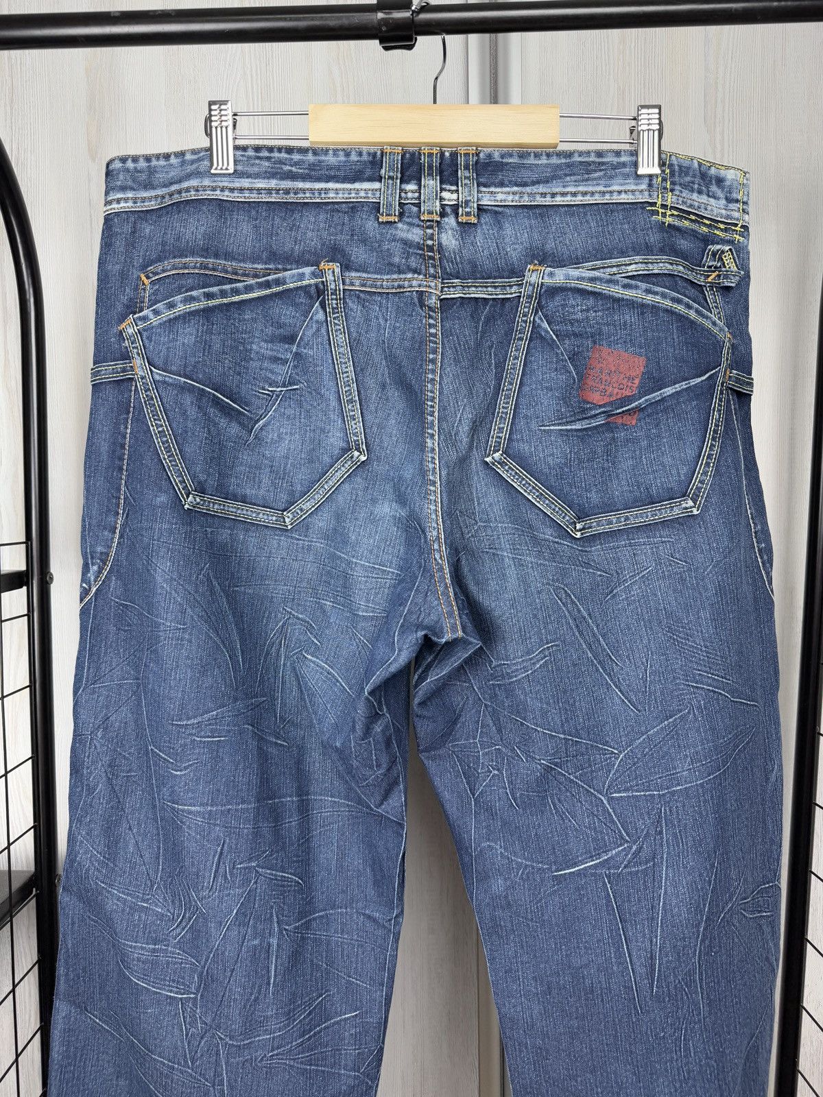 Marithe + Francois Girbaud Marithe Francois Girbaud vintage sk8 rap baggy denim jeans Size US 38 / EU 54 - 8 Thumbnail