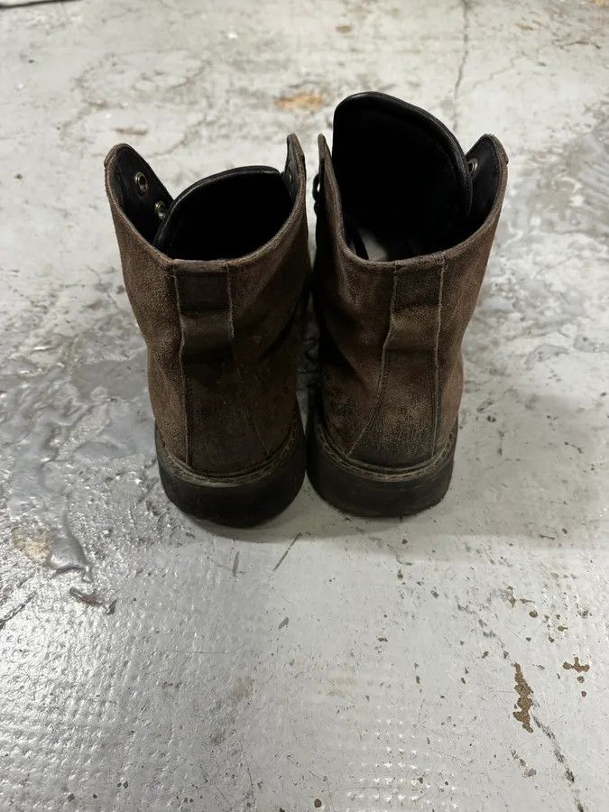 Prada 2000s Prada Brown High Suede Leather Boots Size US 9.5 / IT 39.5 - 4 Thumbnail
