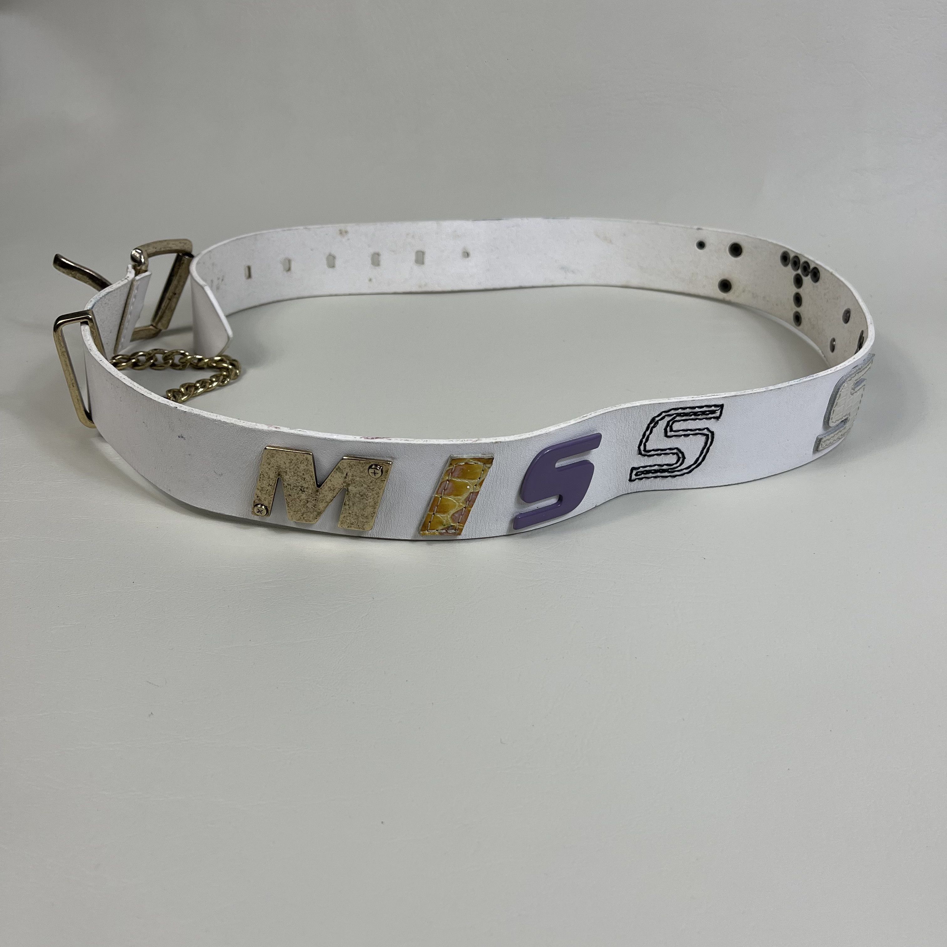 Miss Sixty Miss Sixty - Studded - Leather Belt Size ONE SIZE - 4 Thumbnail