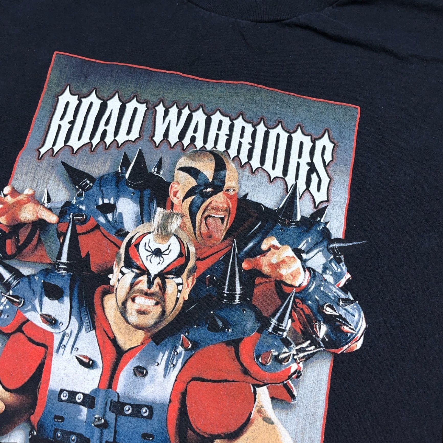 Vintage VINTAGE WWE Road Warriors Shirt Men 2XL Black T-Shirt WWE Y2K 90s 2000s Size US XXL / EU 58 / 5 - 4 Thumbnail