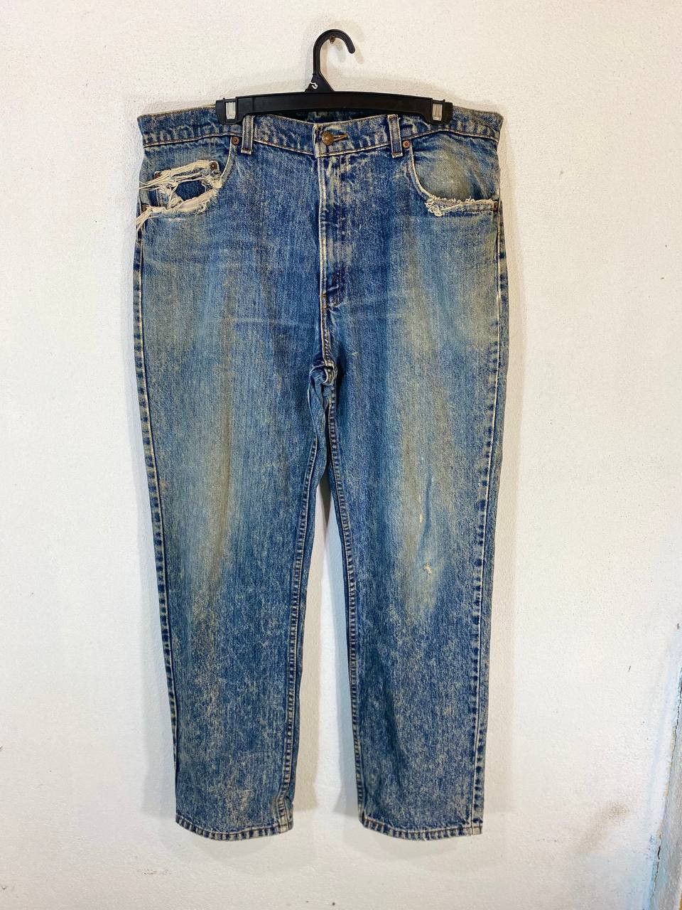 Levi's vintage levis 506 acid wash style distressed denim Size US 38 / EU 54 - 4 Thumbnail