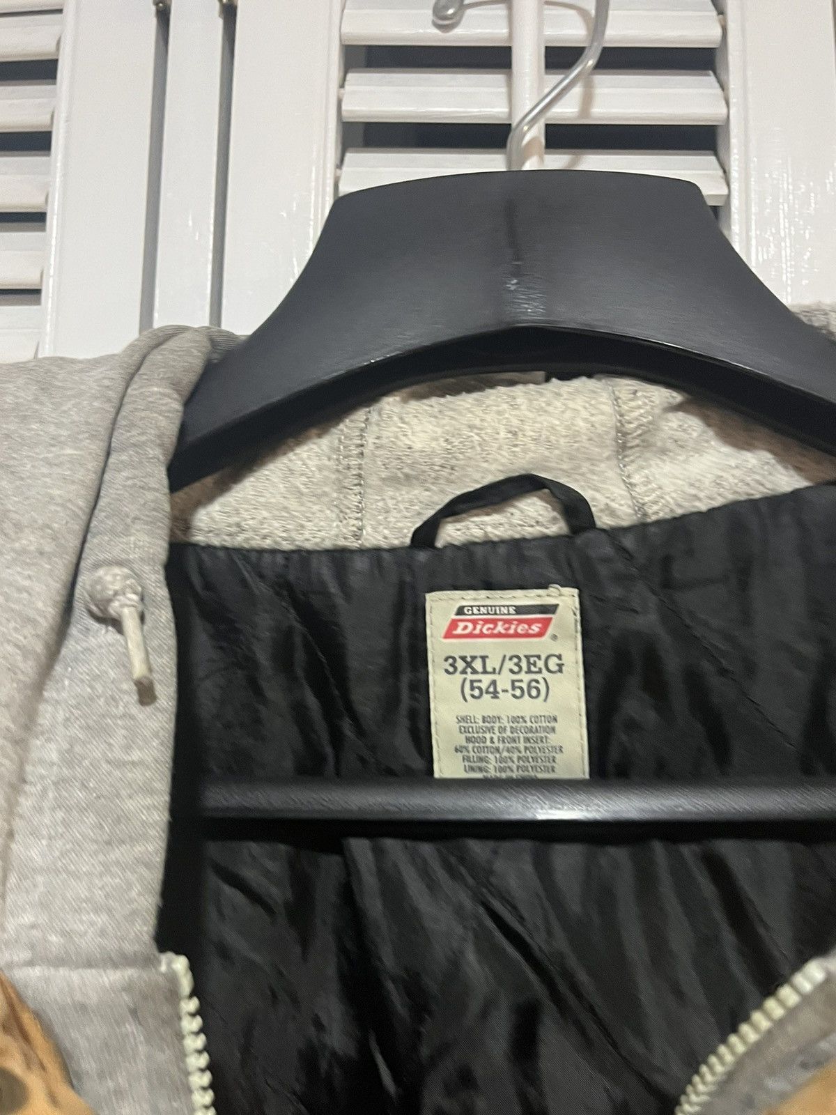 Vintage Dickies Brown Distressed Hooded Jacket / 3XL Size US XXL / EU 58 / 5 - 4 Thumbnail