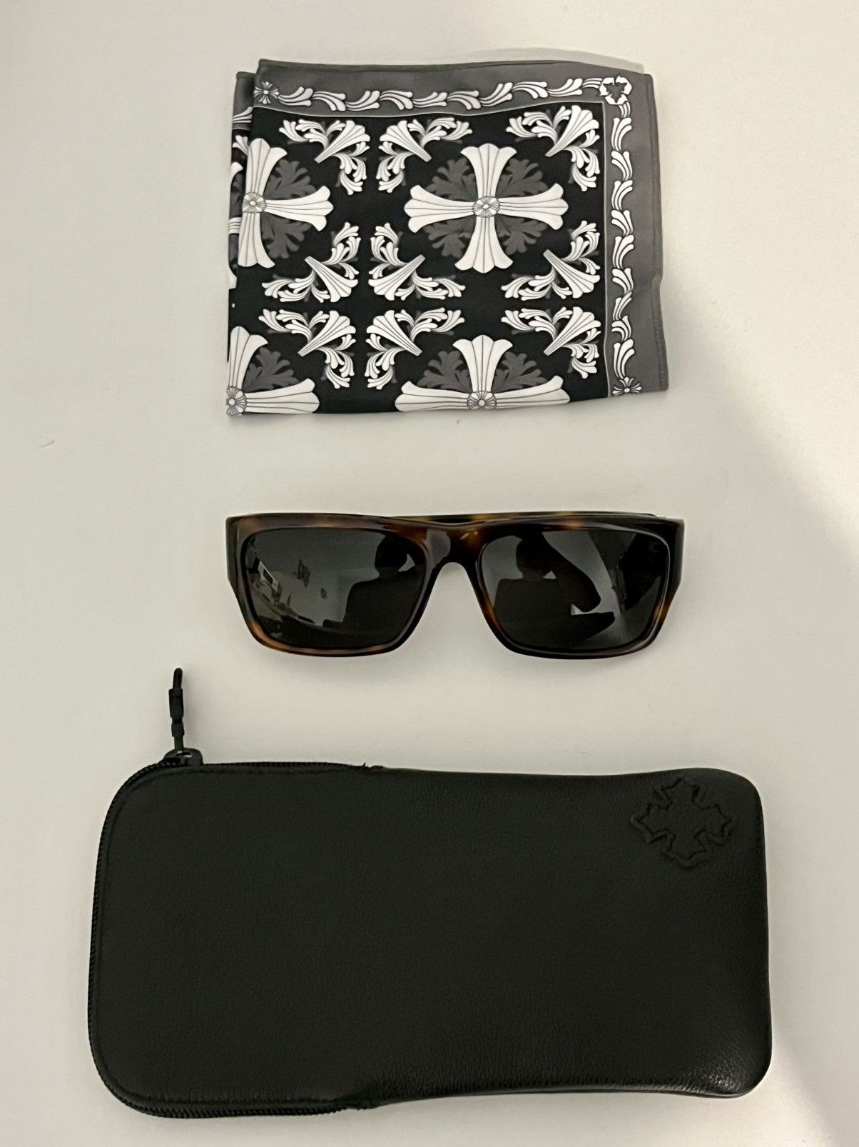 Karma detachable Genuine Leather inspired Chrome Hearts