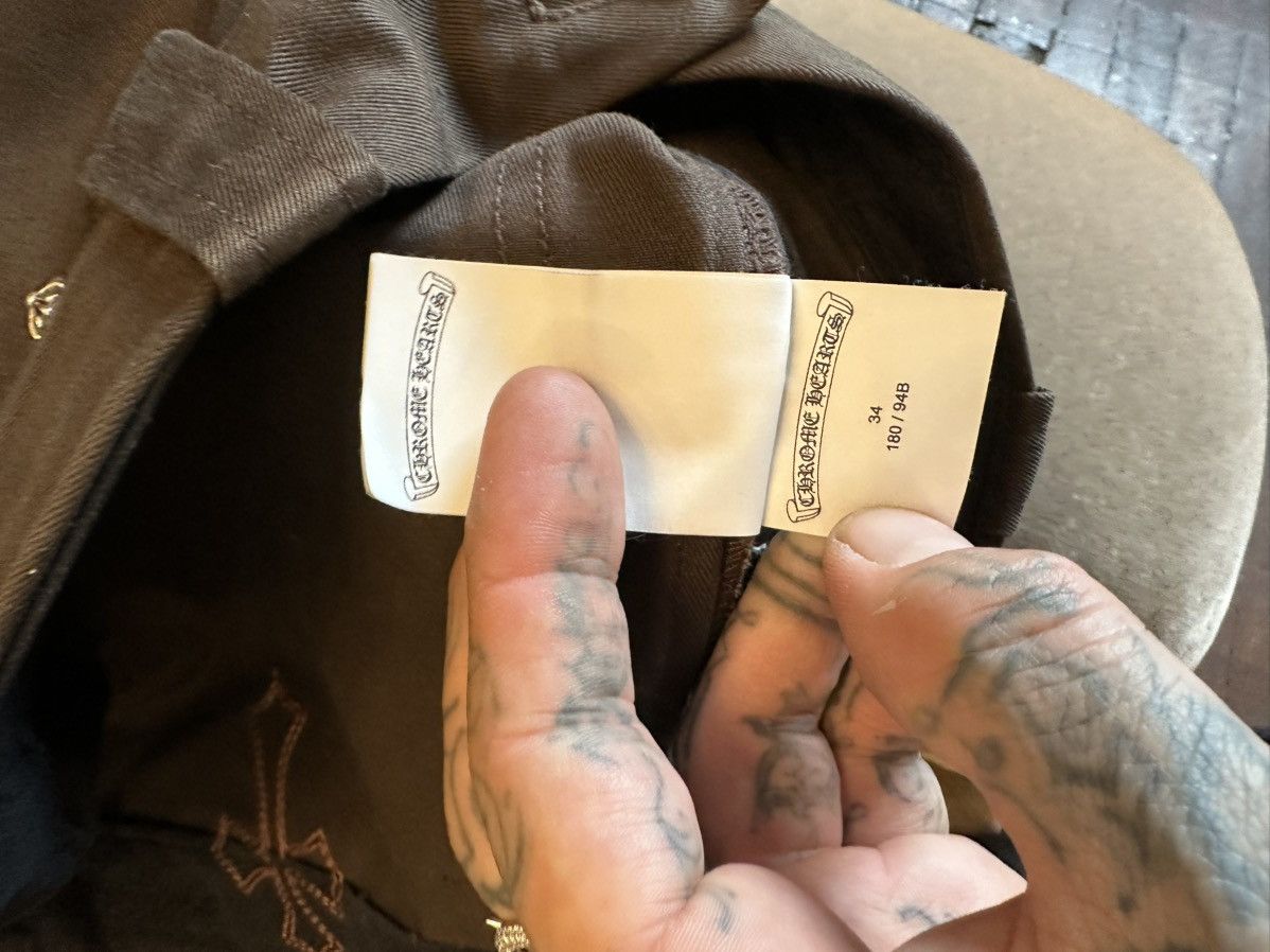 Chrome Hearts Chrome Hearts double knee carpenter cross patch jeans Size US 34 / EU 50 - 16 Thumbnail