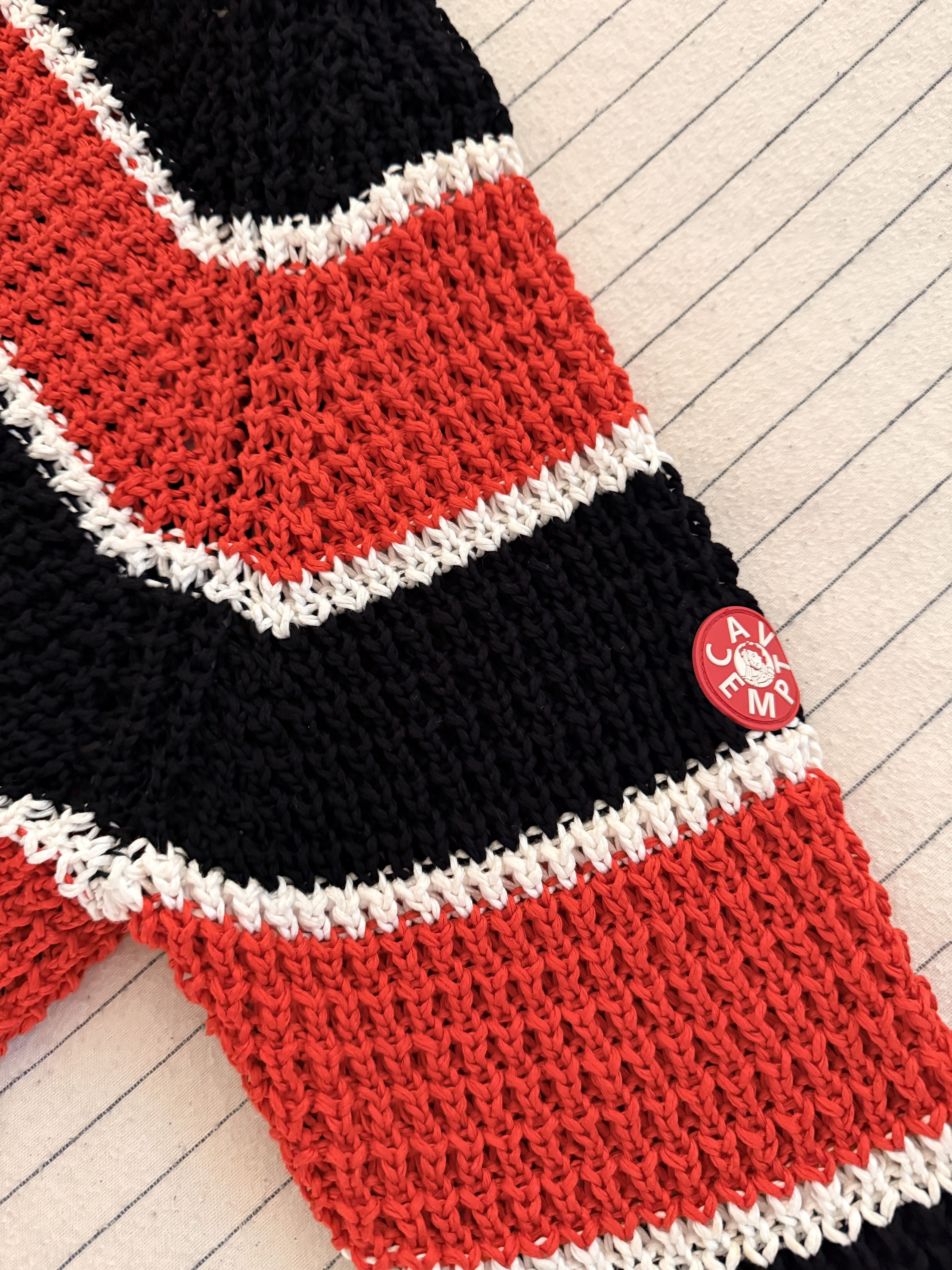 Cav Empt Stripe Loose Waffle Knit