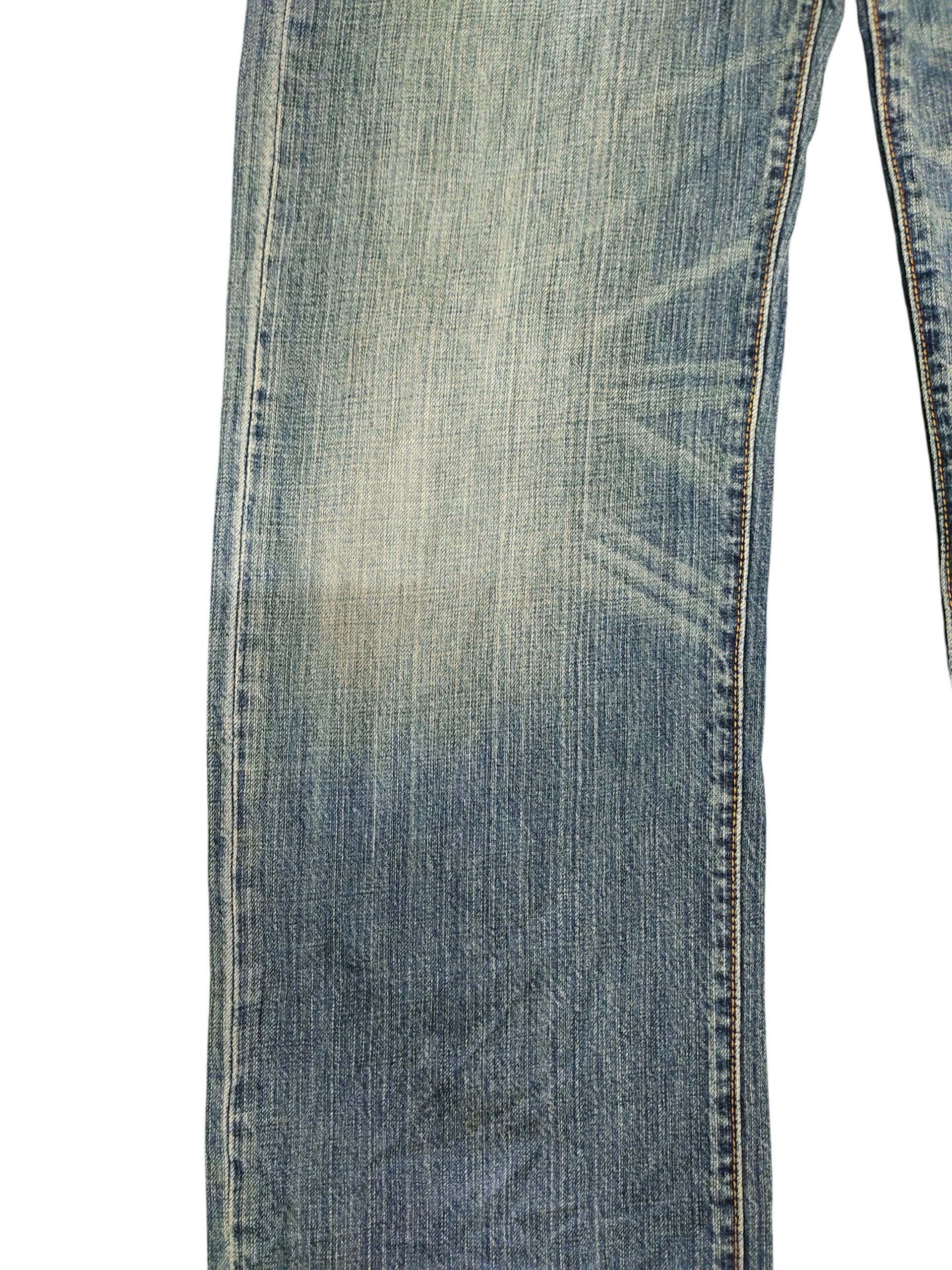 Kapital Vintage Y2k Levis Clawmark Distress Faded Denim Jeans Size US 30 / EU 46 - 4 Thumbnail