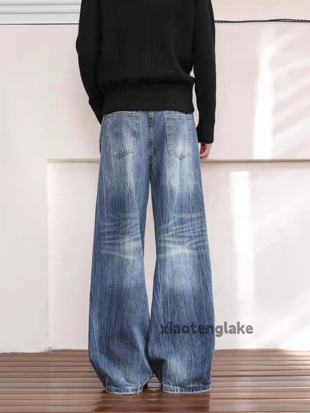Jean × Vintage Washed faded cleanfit yuppie bootcut grunge y2k jeans Size US 30 / EU 46 - 4 Thumbnail