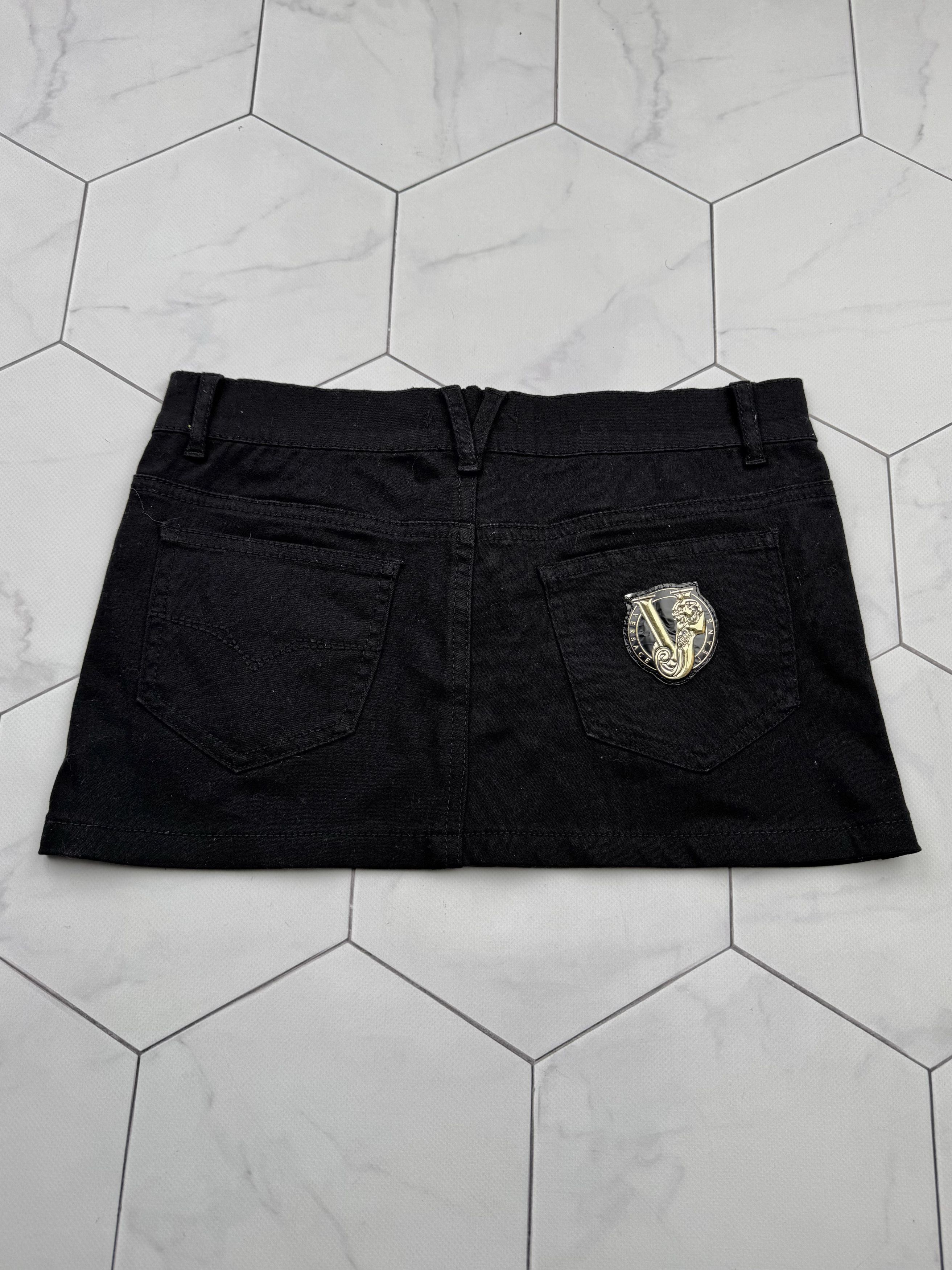 Versace Versace Jeans Mini Skirt (B49) Size 27" / US 4 / IT 40 - 8 Thumbnail