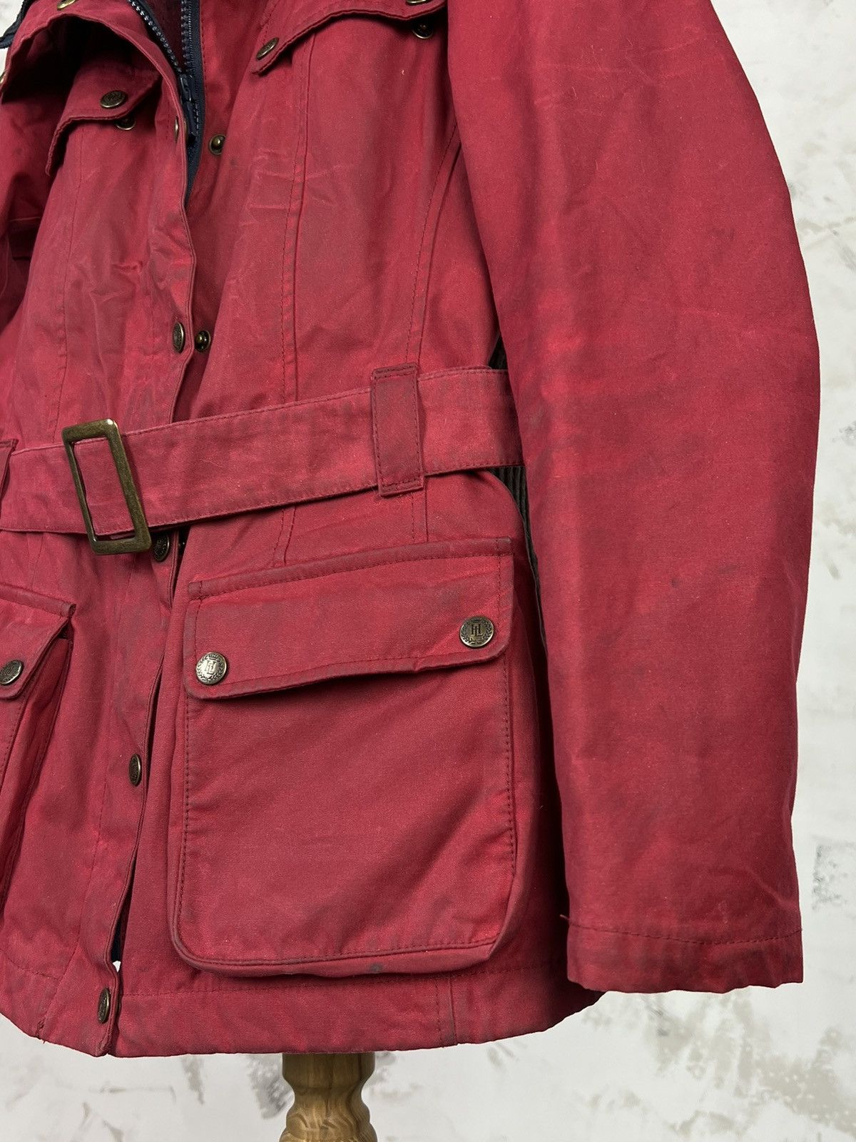 Vintage Vintage Henri Lloyd Waxed Jacket Size XS - S Size XS / US 0-2 / IT 36-38 - 8 Thumbnail