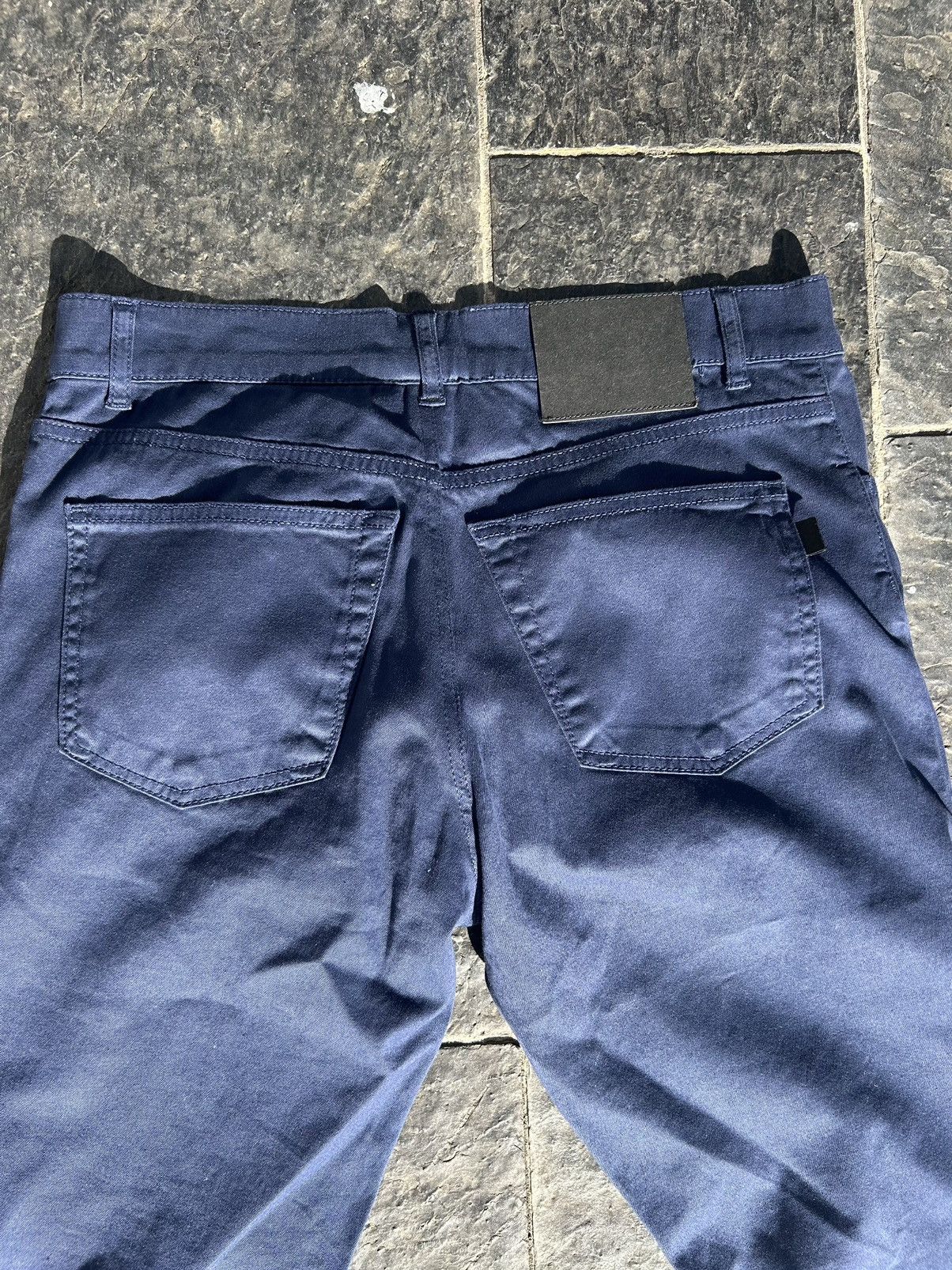Balenciaga Navy blue casual suit khaki balenciaga jeans Size US 31 - 5 Thumbnail