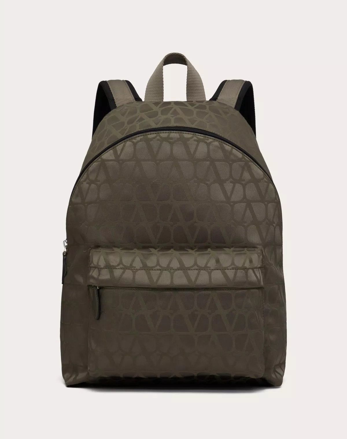 Valentino oc11z0725 Size: OS/ Toile Iconographe Backpack in Army Green Size ONE SIZE - 1 Thumbnail
