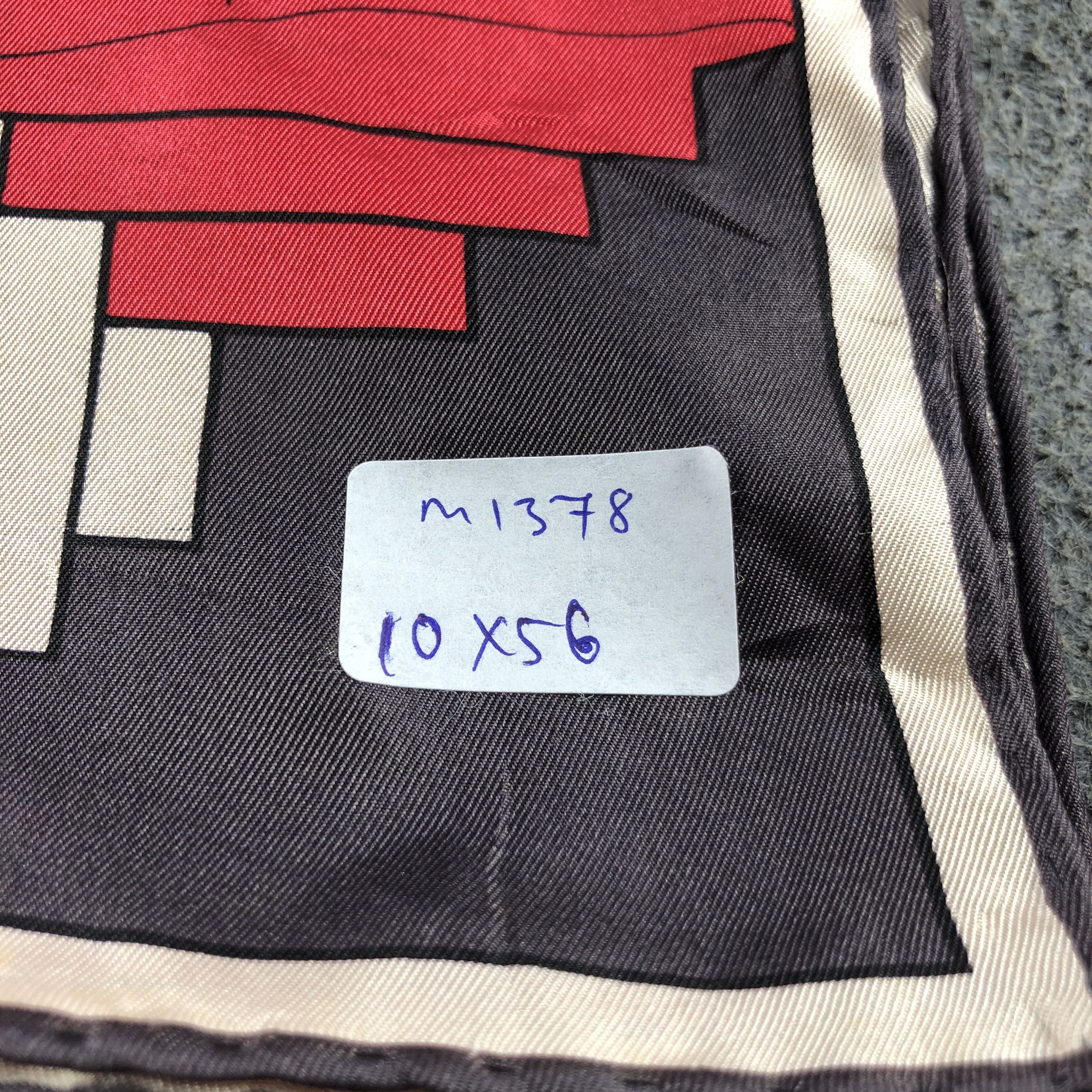 Vintage Daniel Hechter Abstract Silk Stole Silk Scarf M1378 Size ONE SIZE - 13 Thumbnail