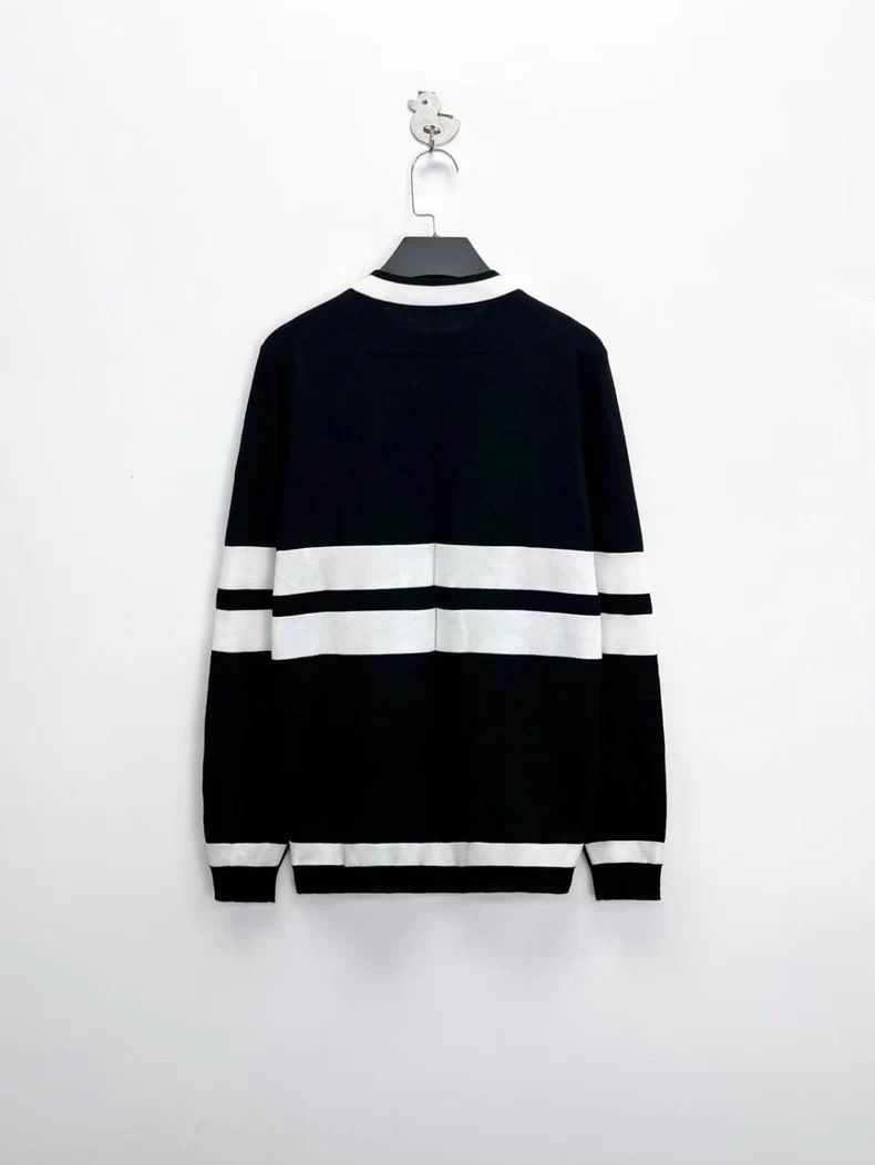 Givenchy Black and white striped knitted sweater