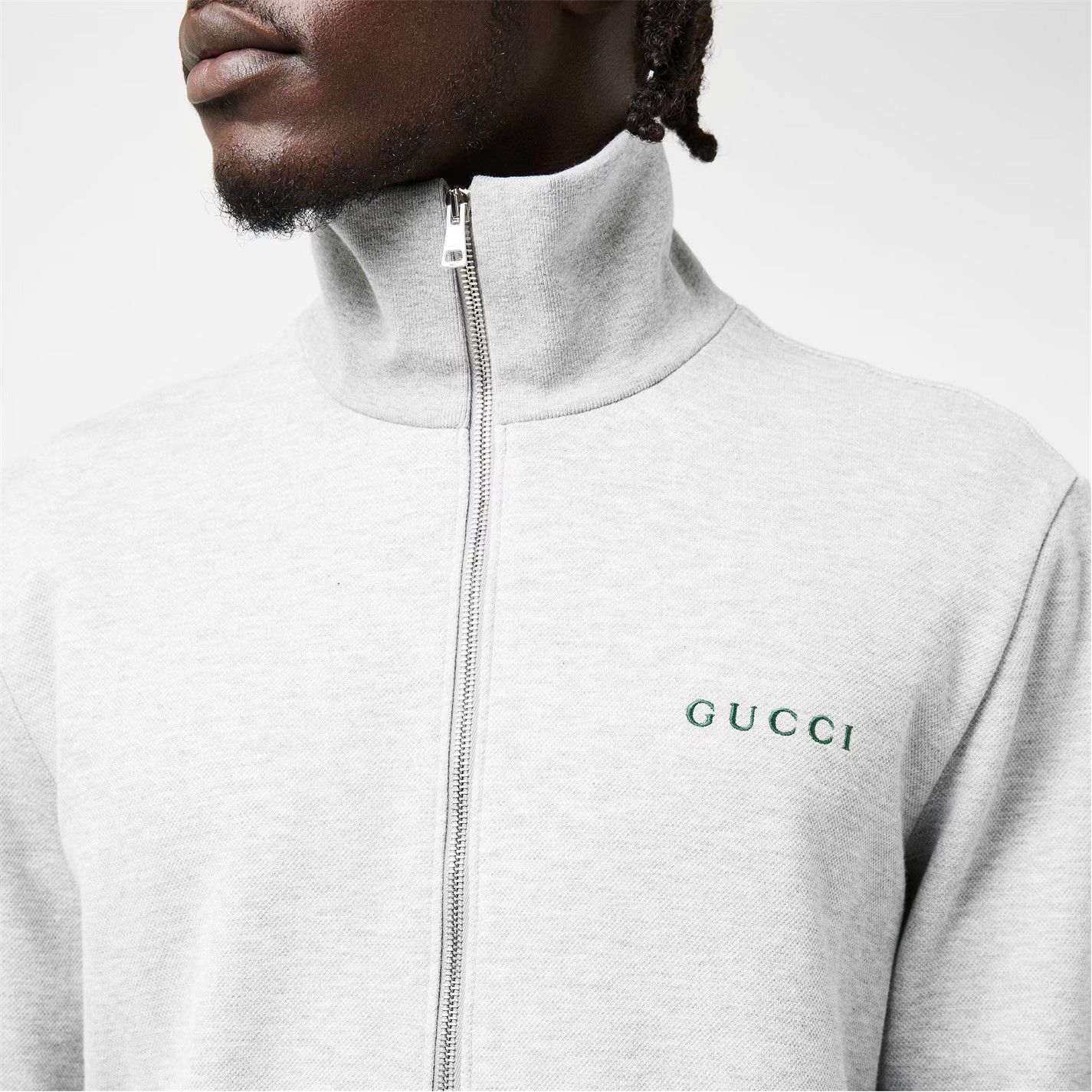Gucci o1g2r1mq0426 Full Zip Fleece Jacket in Grey Size US S / EU 44-46 / 1 - 4 Thumbnail