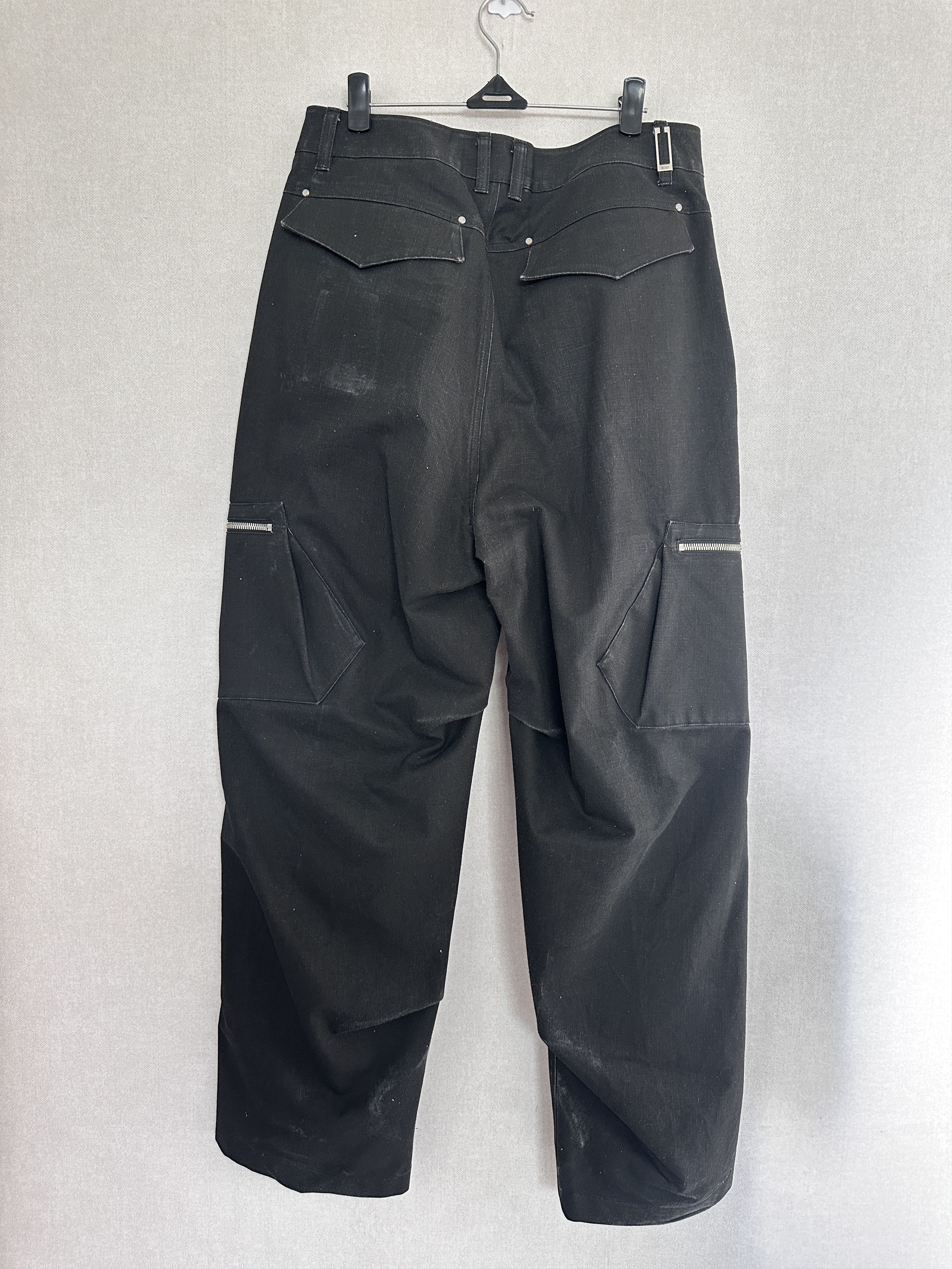 IISE IISE Black Snap Cargo Pants Size US 30 / EU 46 - 2 Thumbnail