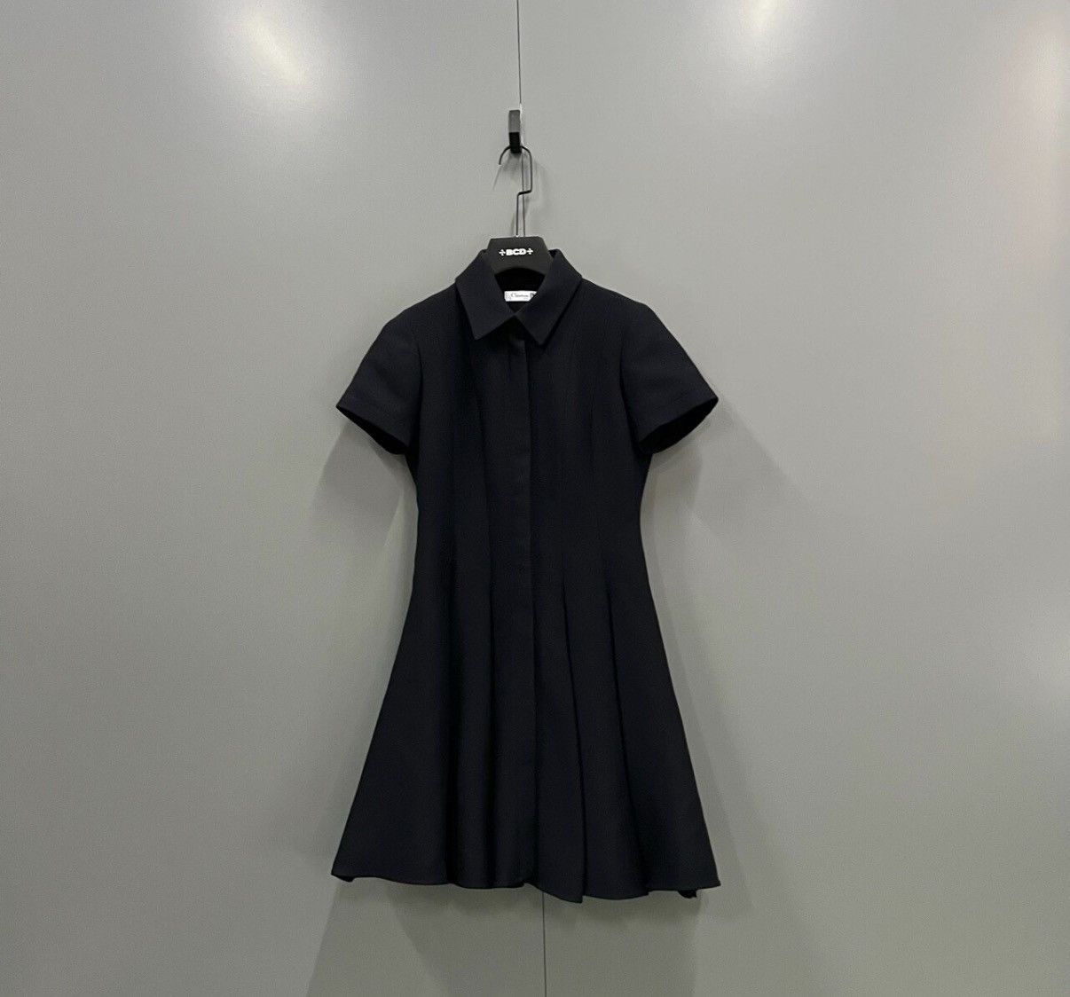Dior Dior Black Collared Dress J41 Size S / US 4 / IT 40 - 1 Thumbnail