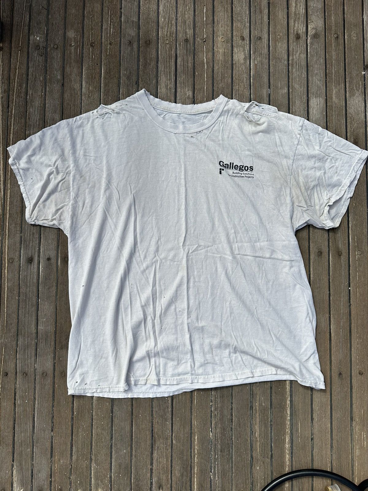 Hanes Vintage Distressed Gallegos Tee Size US L / EU 52-54 / 3 - 1 Thumbnail