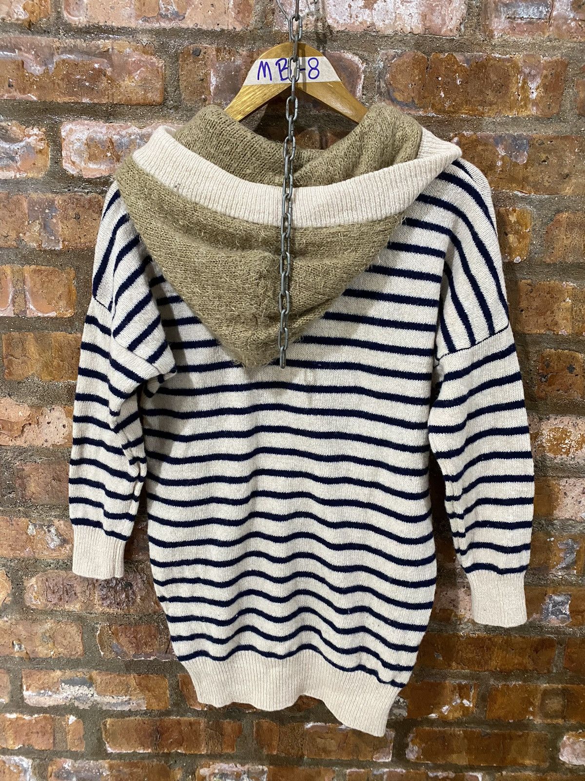 Ne-Net 2000s Pop Stripe wool and fringe hoodie Size M / US 6-8 / IT 42-44 - 10 Thumbnail