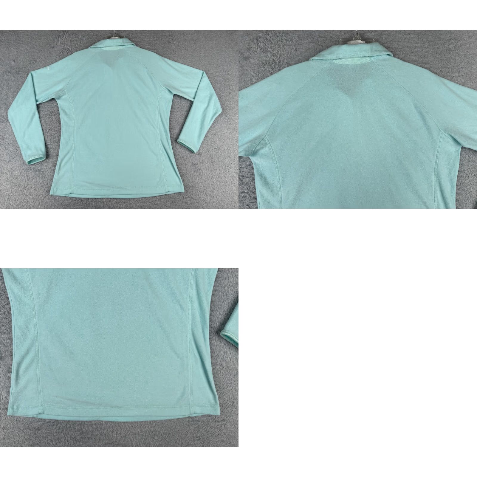 Altea Columbia Sweater Womens XL Teal Fleece 1/4 Zip Mock Neck Lightweight Pullover Casual Outdoor University) Size XL / US 12-14 / IT 48-50 - 9 Thumbnail