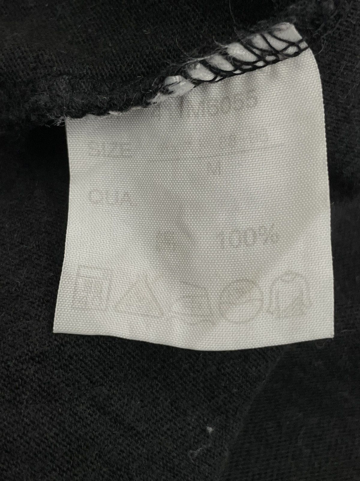 Japanese Brand Faded Dog Cigar Disruption Y2K Wording Layered Tee Size US M / EU 48-50 / 2 - 14 Thumbnail