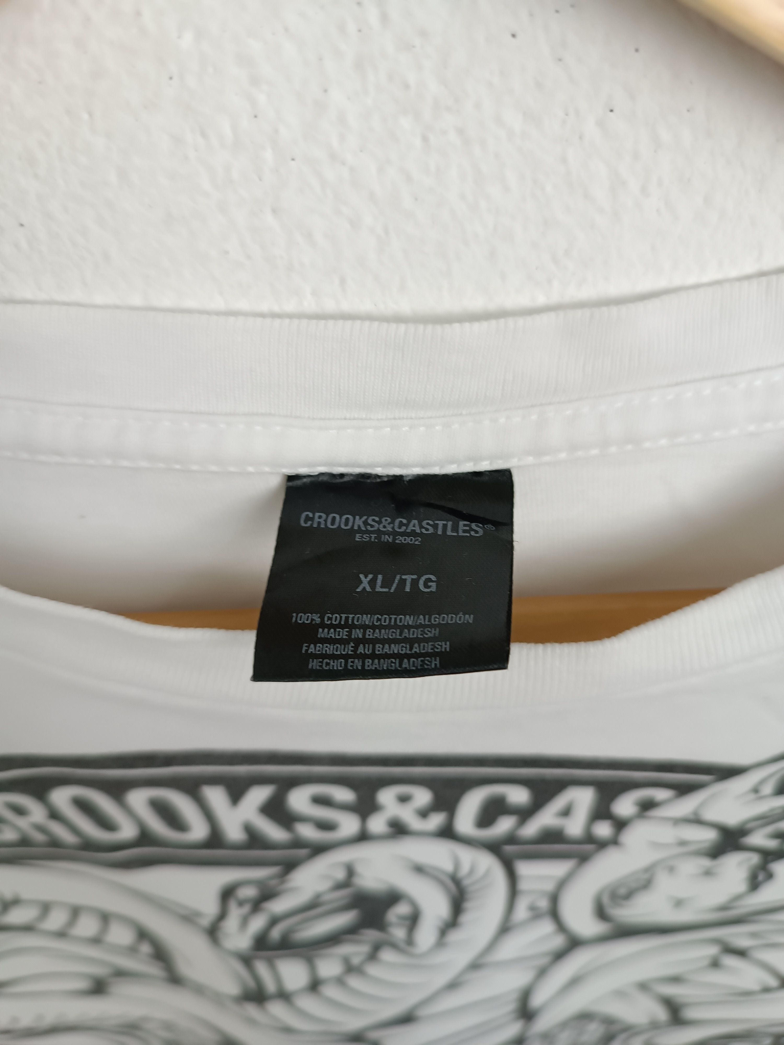 Crooks & Castles VINTAGE CROOKS & CASTLES MEDUSA OVERPRINT TEE VERY RARE Size US XL / EU 56 / 4 - 9 Thumbnail