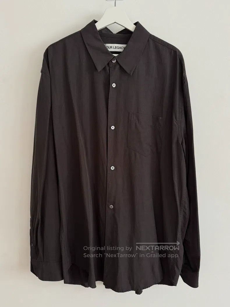 Our Legacy Our Legacy Brown shirt Size US L / EU 52-54 / 3 - 1 Thumbnail