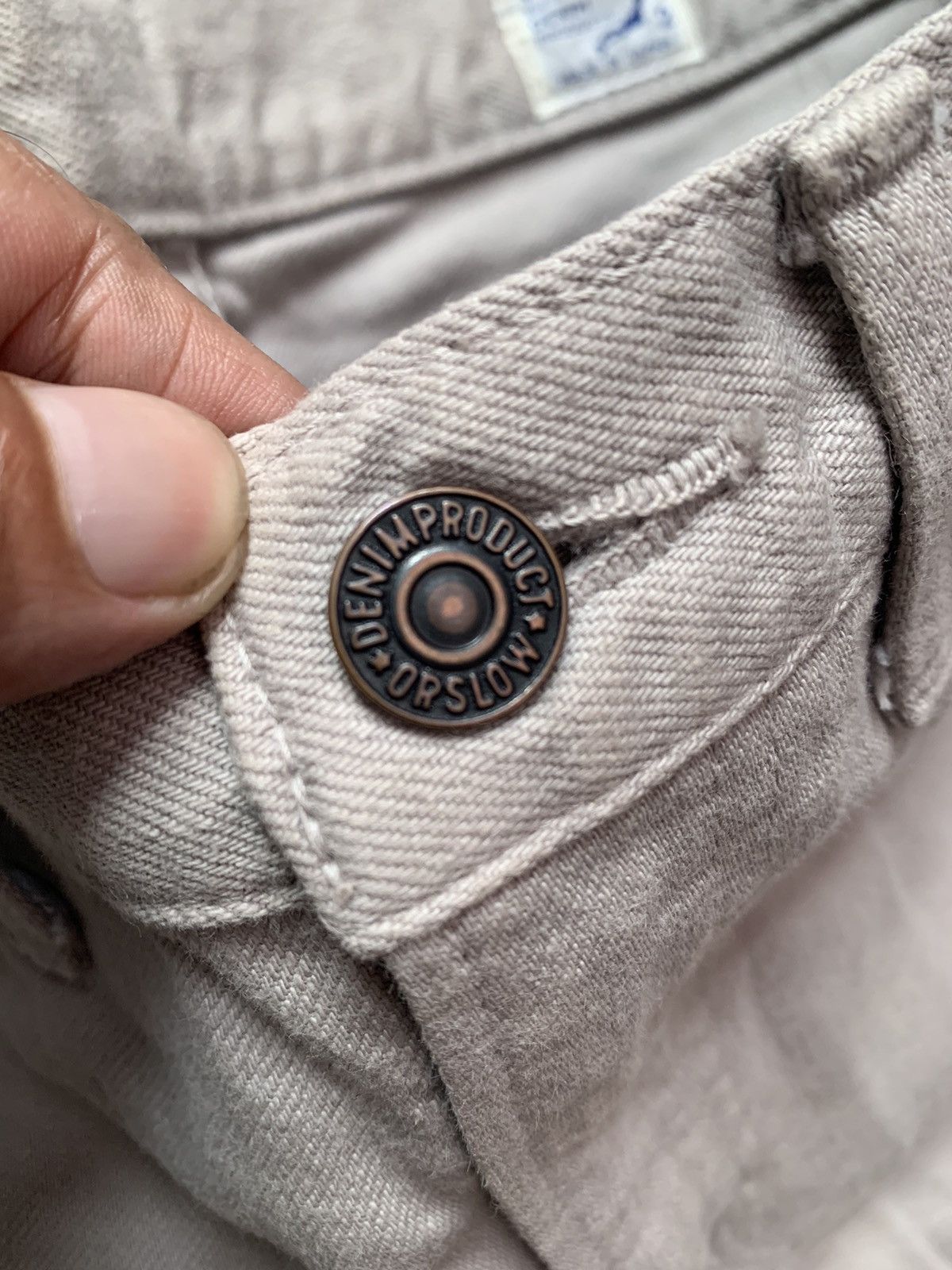 Orslow Orslow Lot 107 Denim Pants IVY Fit Light Gray Size US 28 / EU 44 - 8 Thumbnail