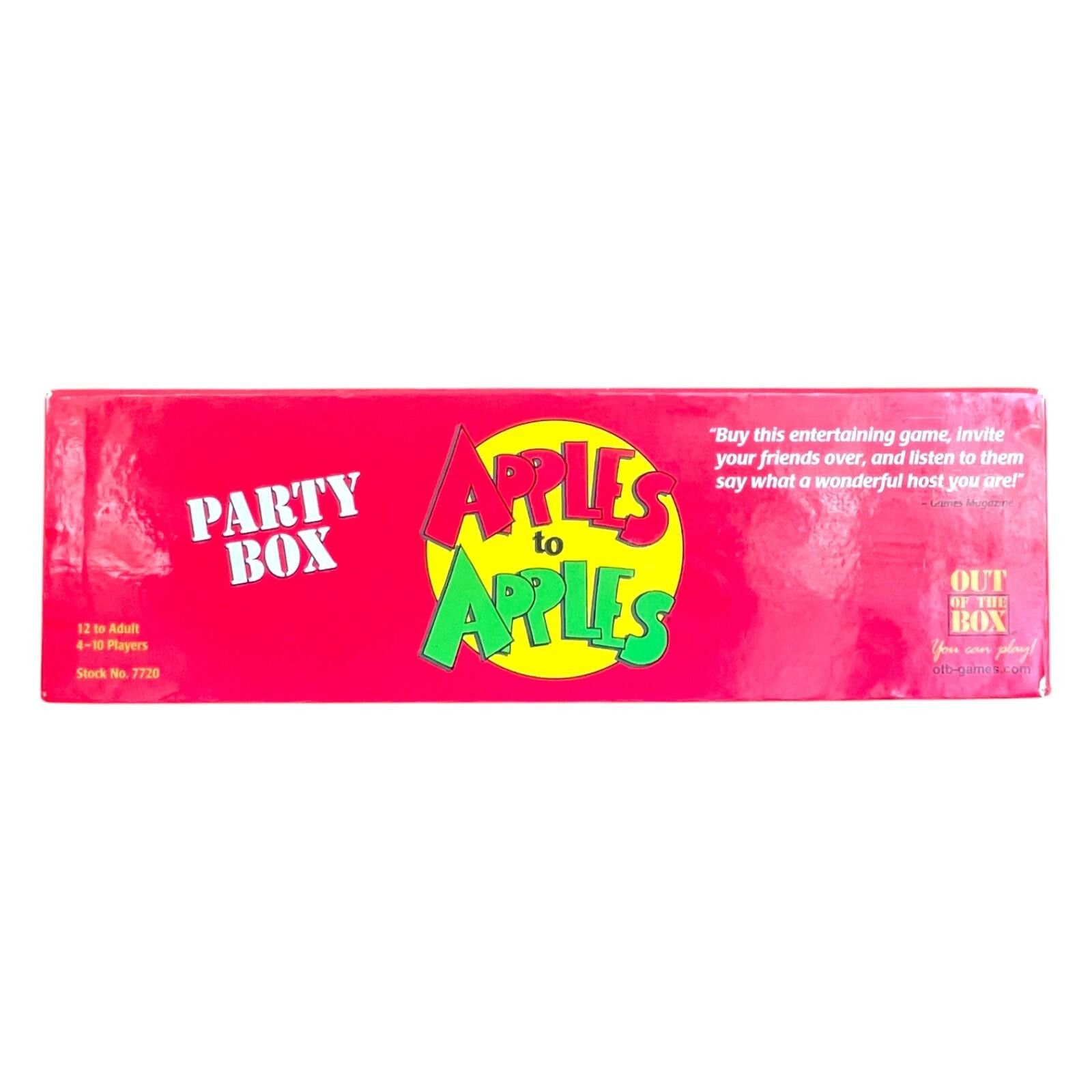 Other Apples to Apples Party Box 2005 Complete Game CLEAN! Size ONE SIZE - 3 Thumbnail