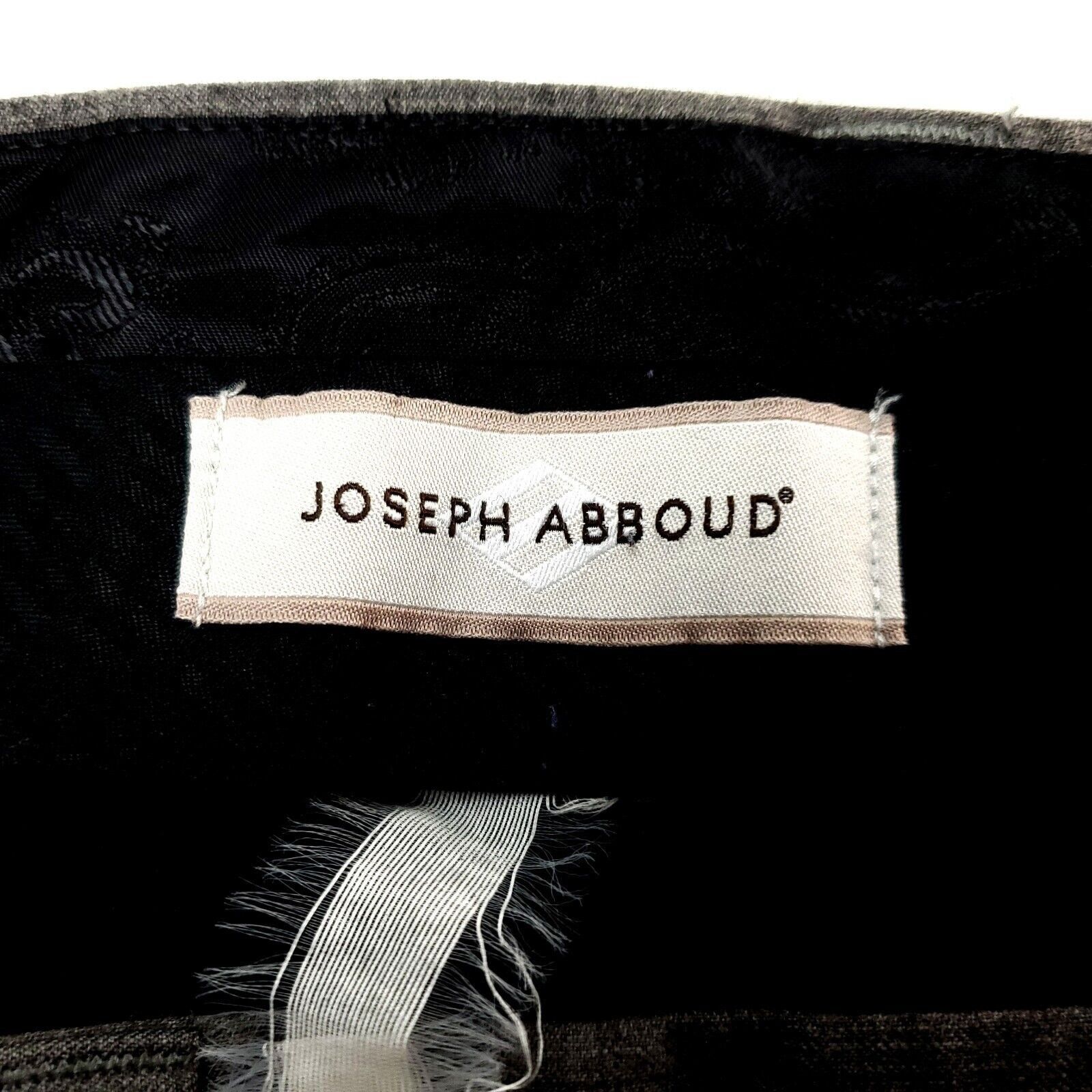Joseph Abboud Joseph Abboud Short Leg Wool Dress Pants 37/25 Gray Pleated Size 36S - 2 Thumbnail